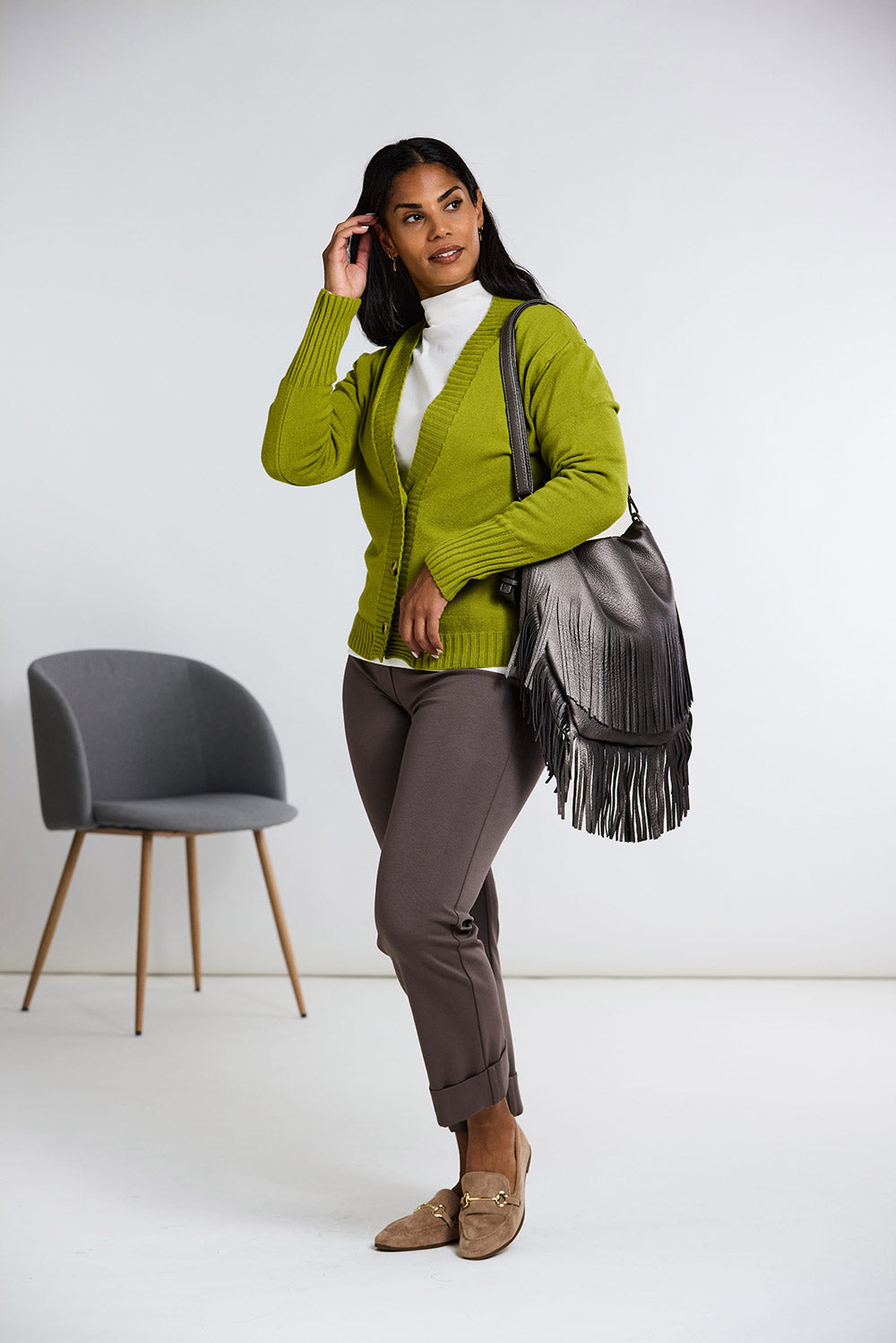 Three button cardi
