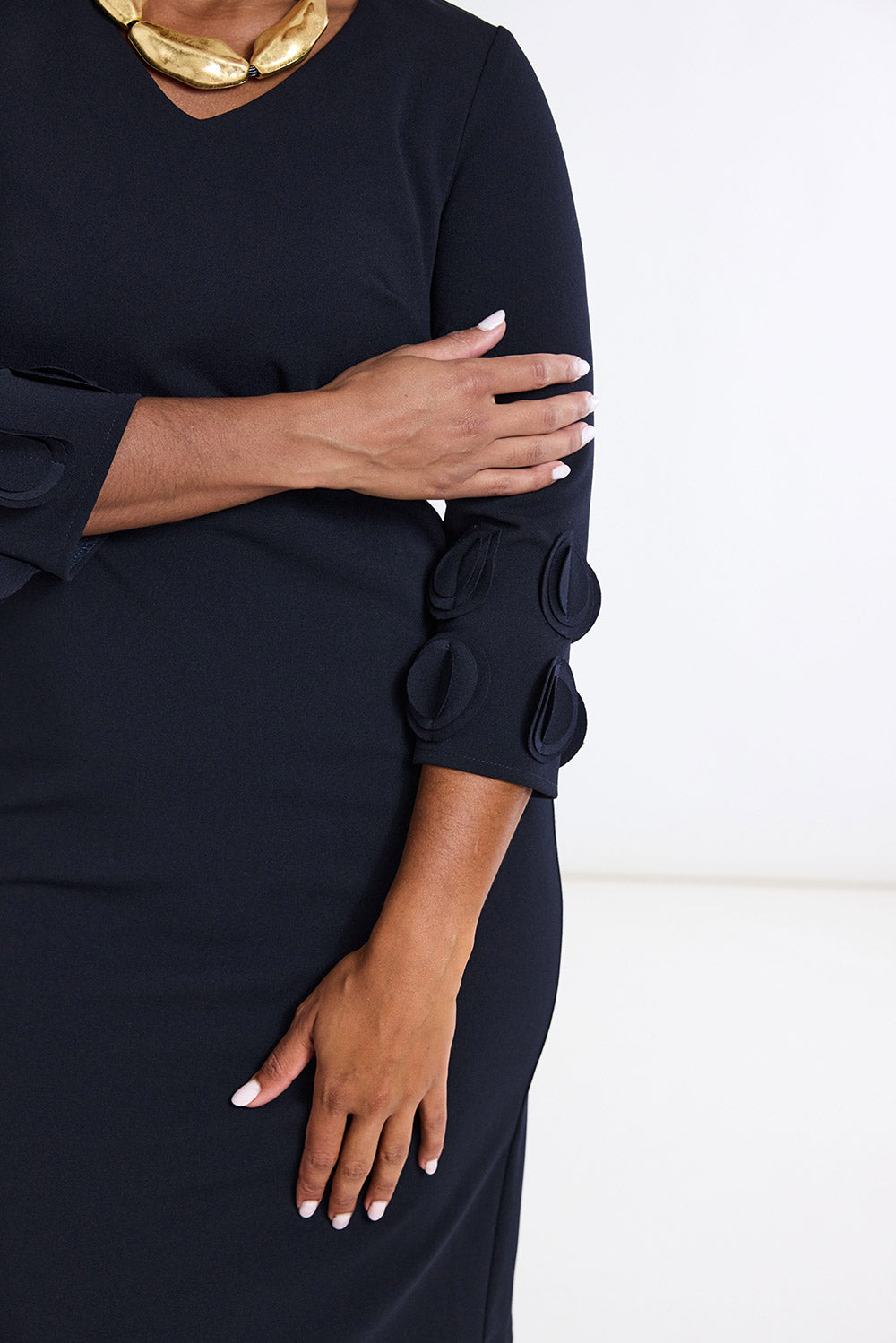 Peruzzi Frill Sleeve Dress