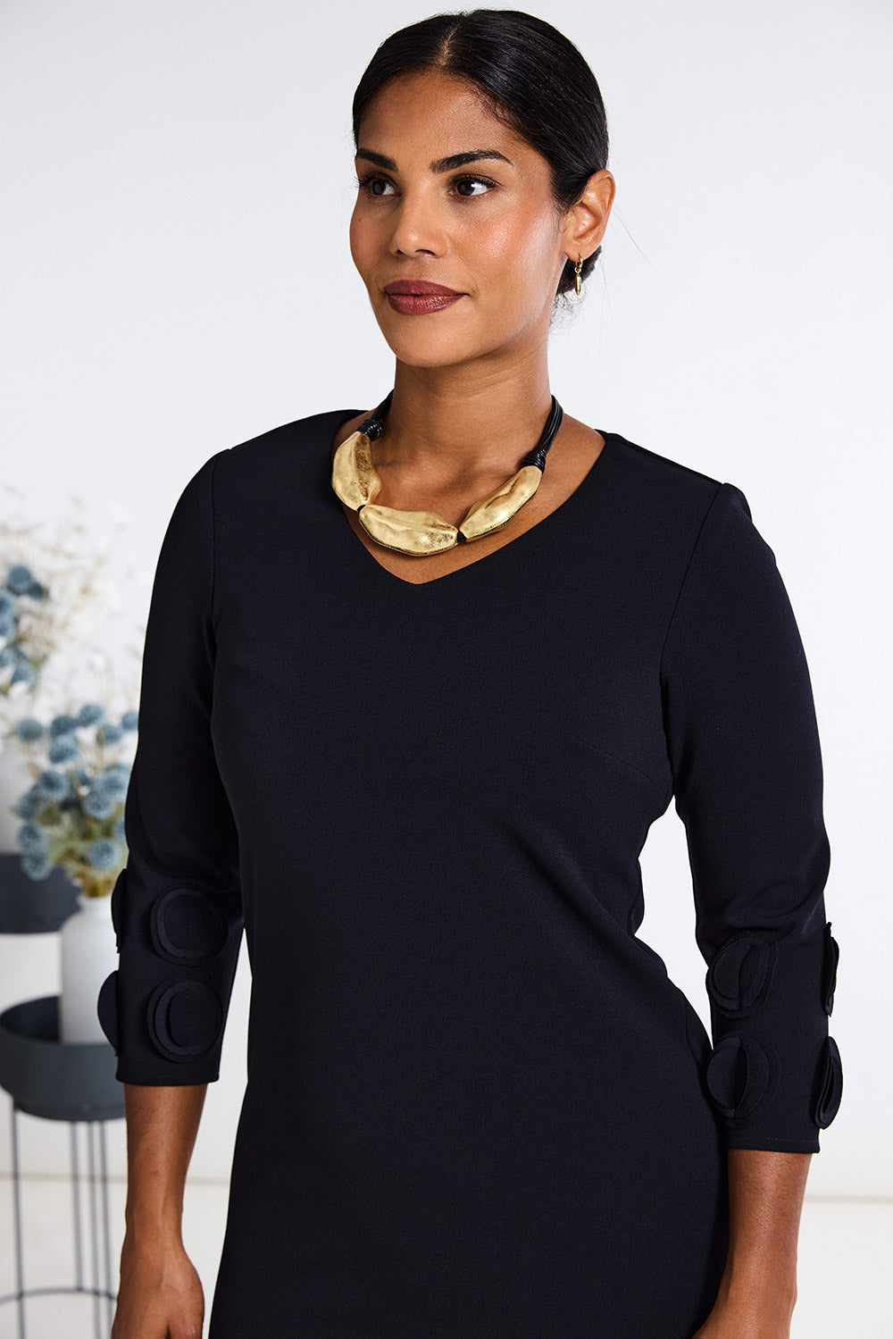 Peruzzi Frill Sleeve Dress