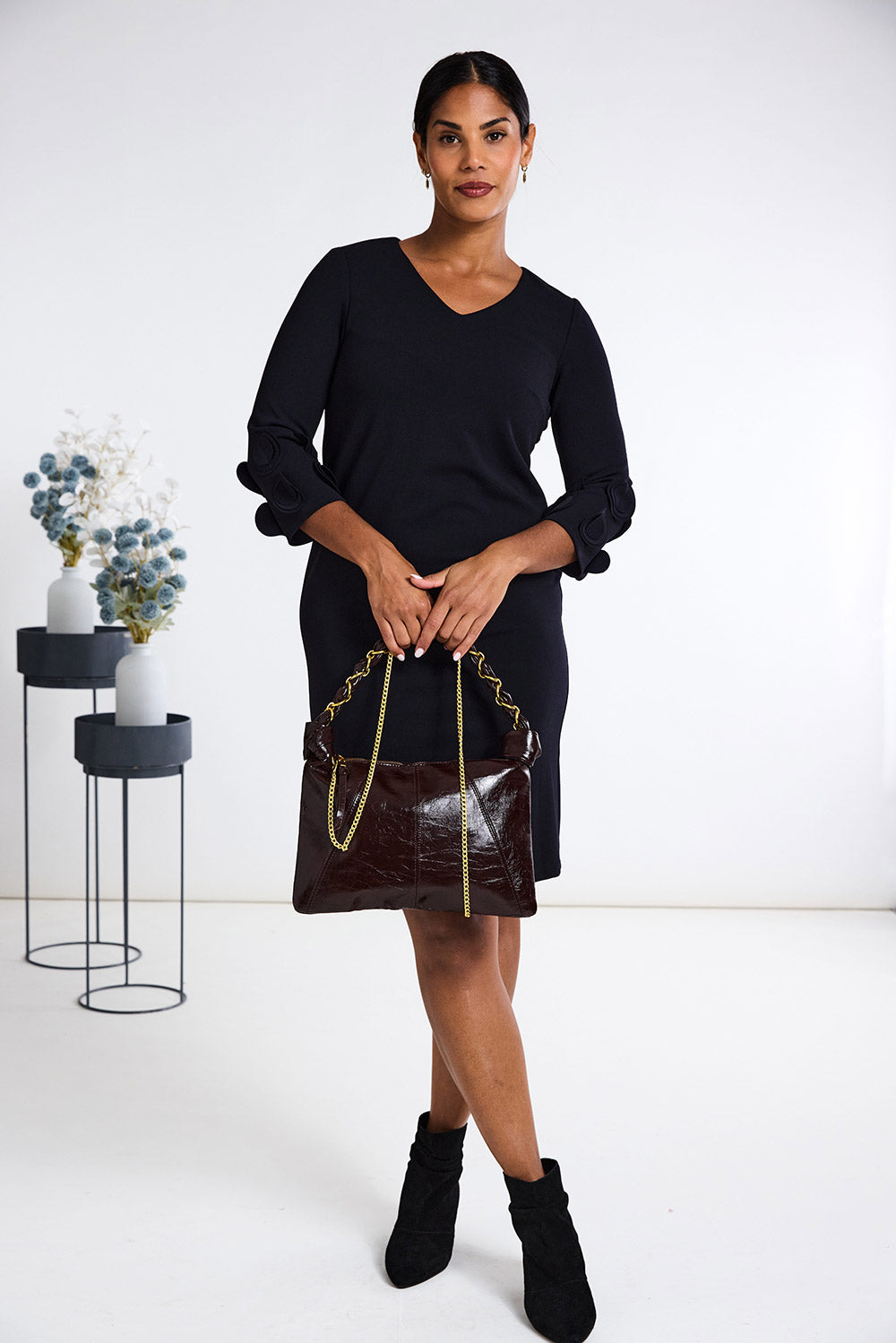 Peruzzi Frill Sleeve Dress