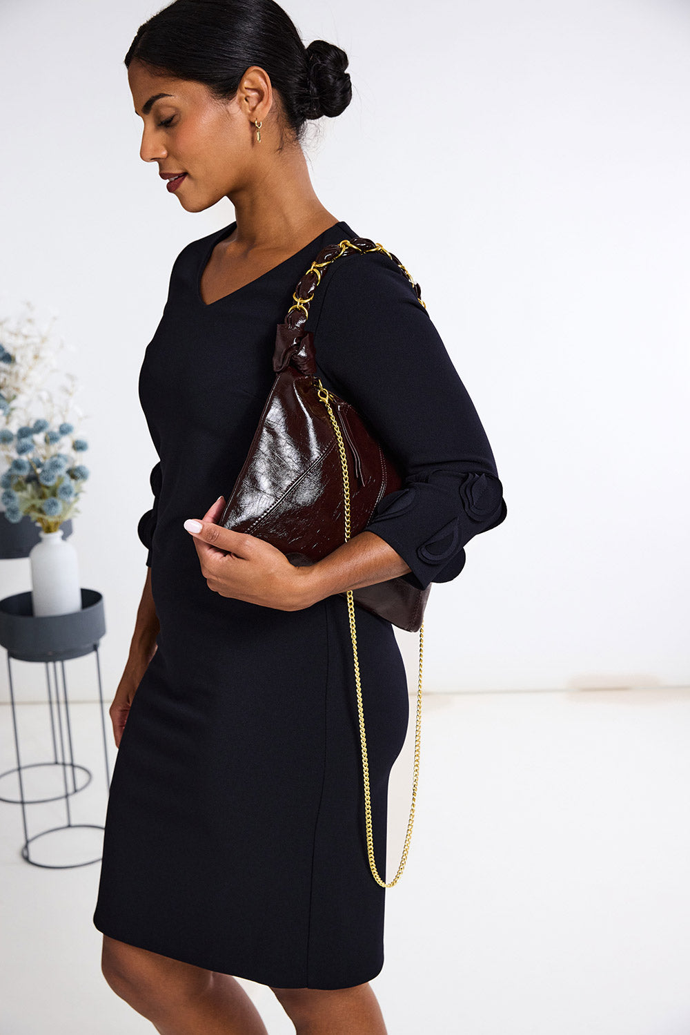 Peruzzi Frill Sleeve Dress