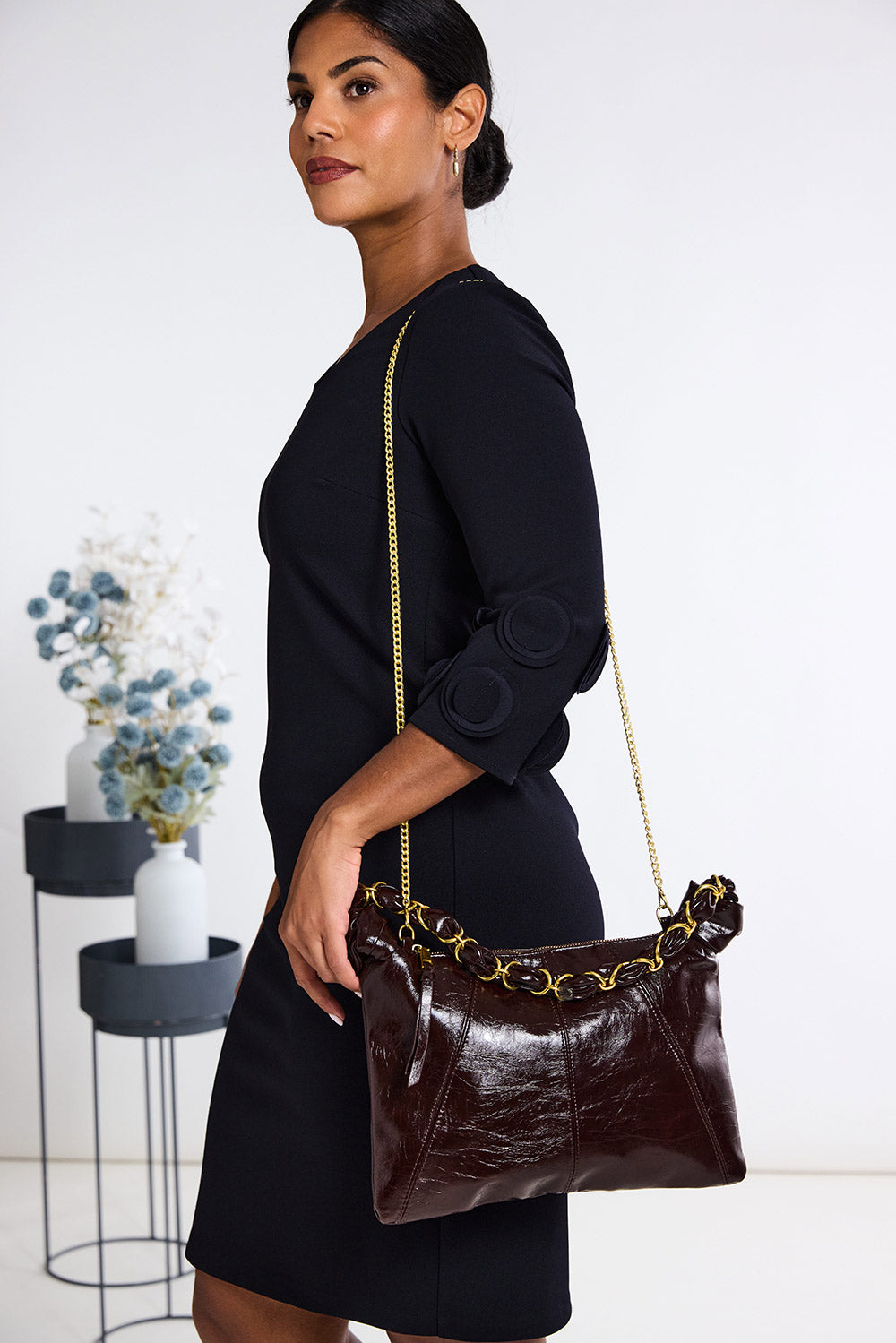 Peruzzi Frill Sleeve Dress