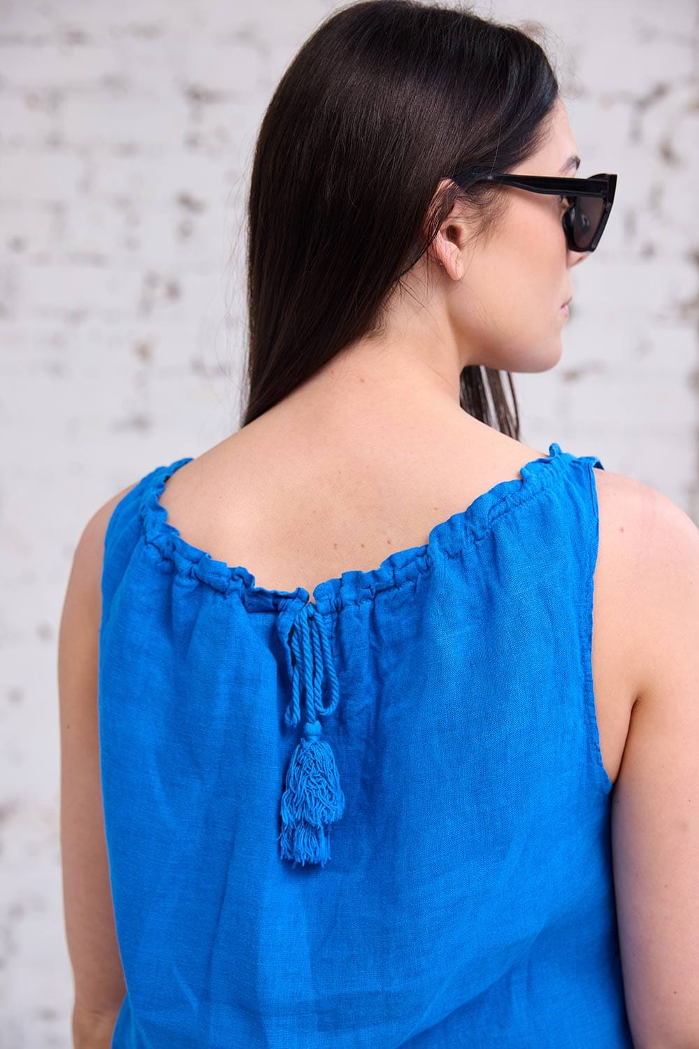 ART Drawstring Sleeveless Top