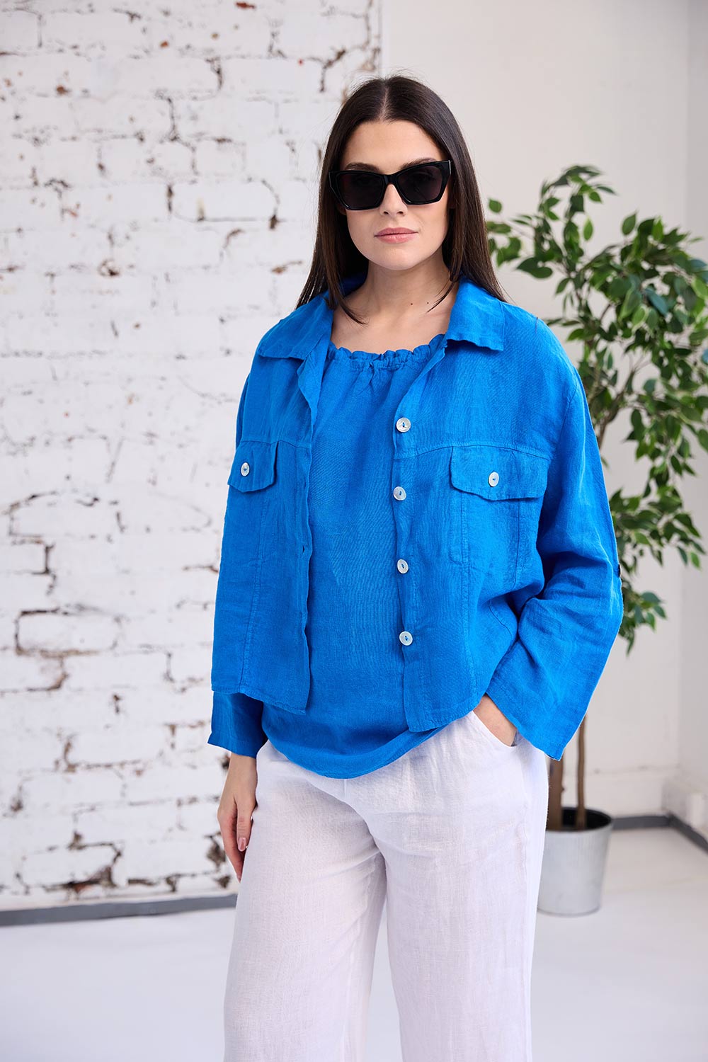 ART Linen Den-Style Jacket