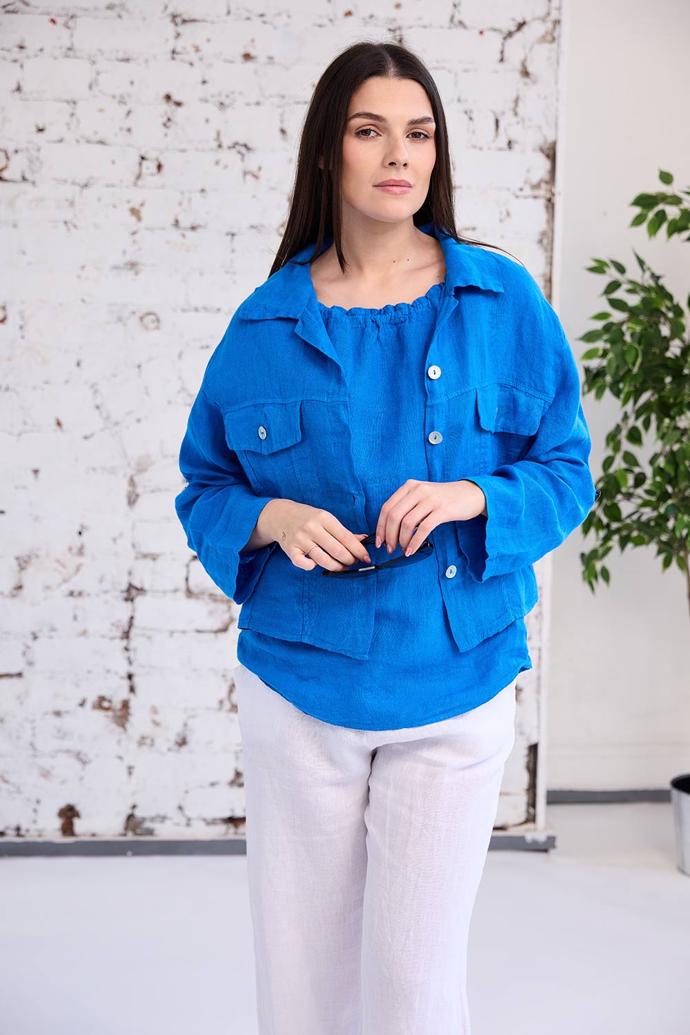 ART Linen Den-Style Jacket