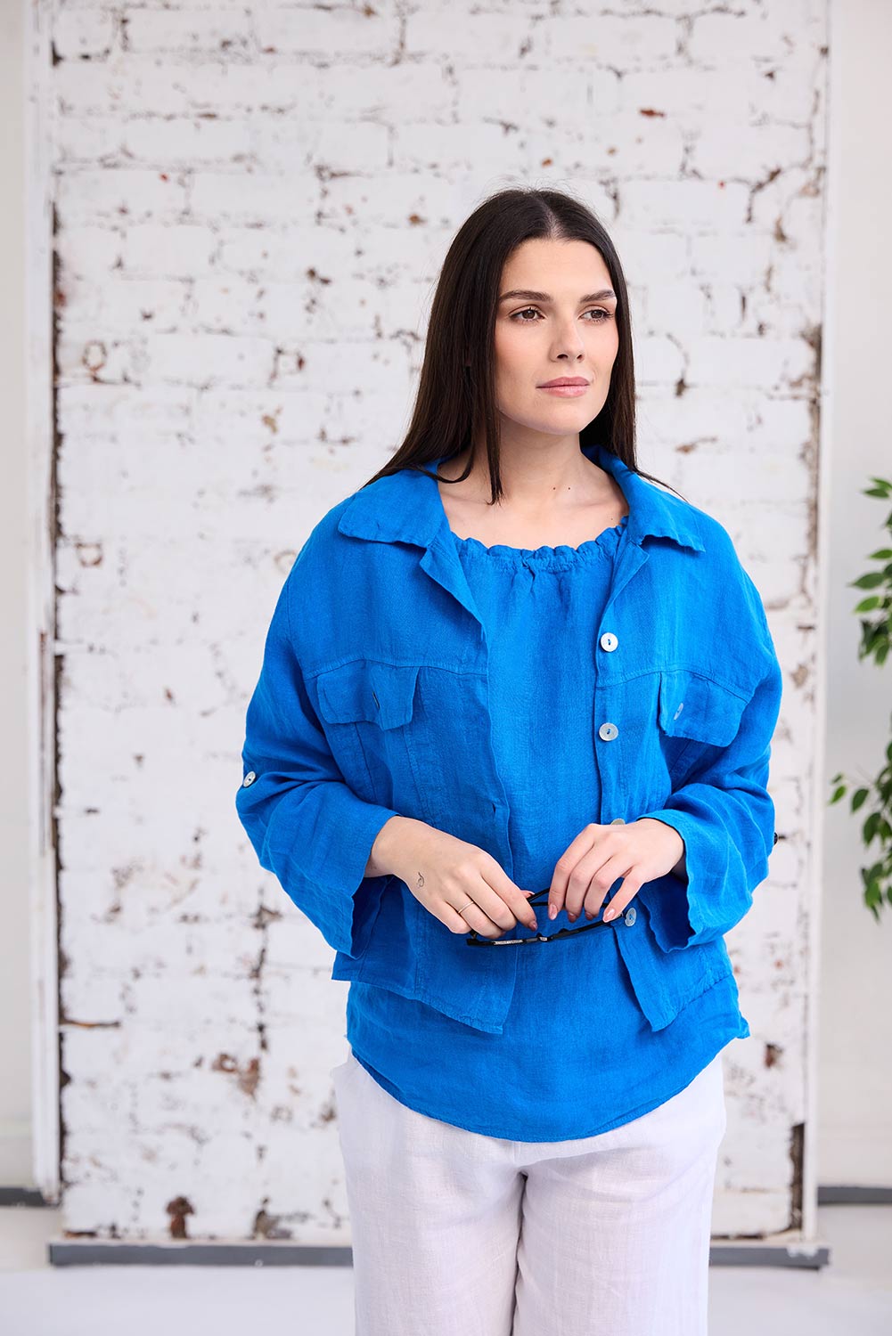 ART Linen Den-Style Jacket