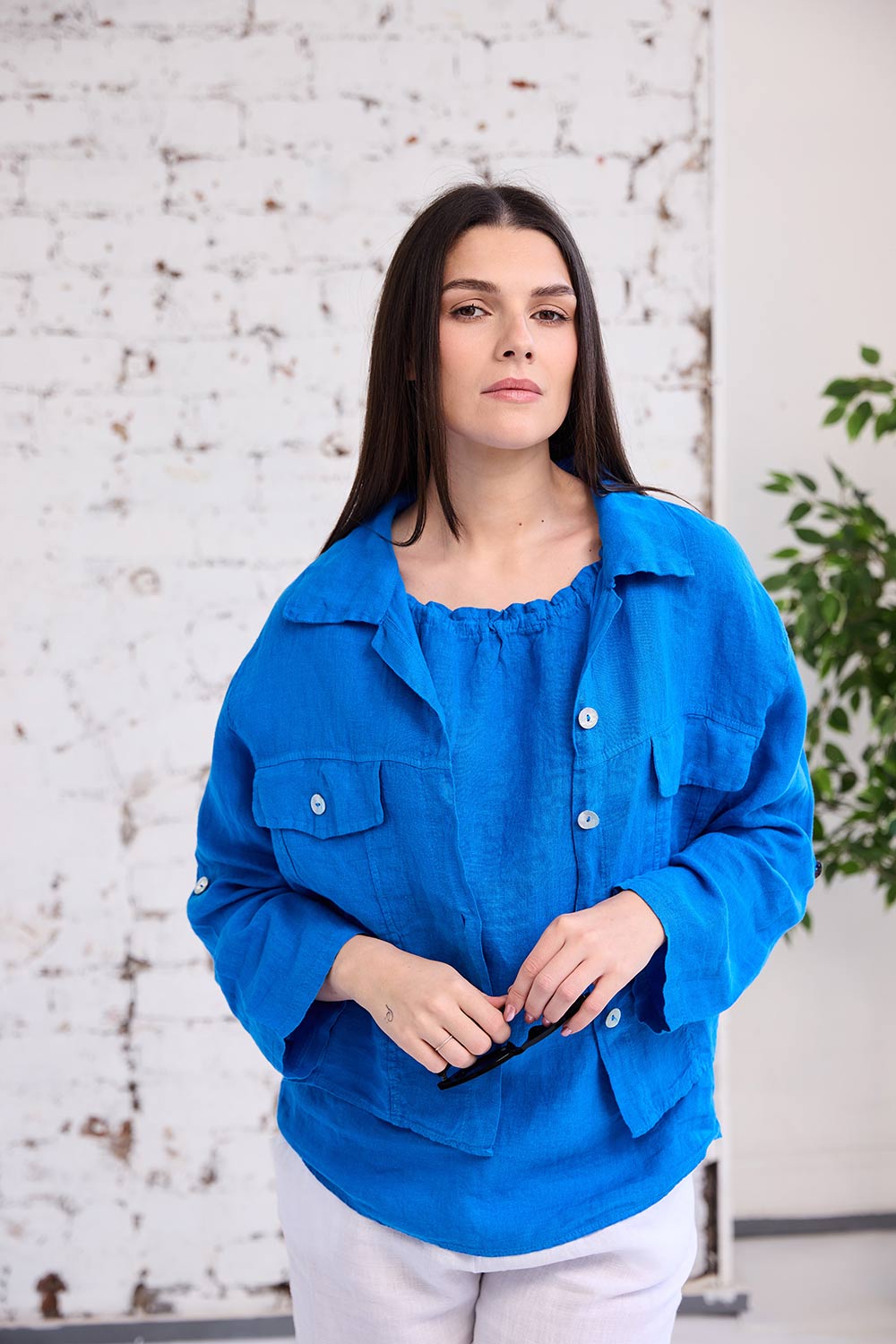 ART Linen Den-Style Jacket