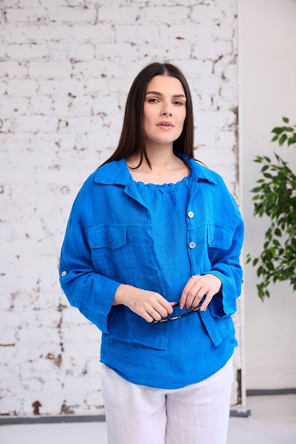 ART Linen Den-Style Jacket