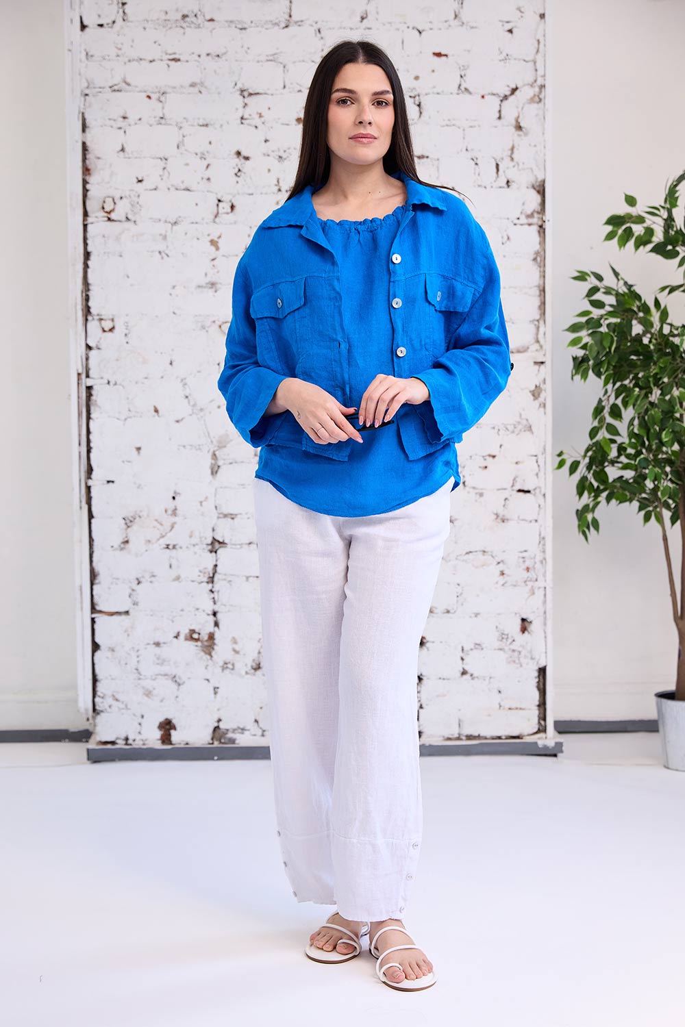 ART Linen Den-Style Jacket