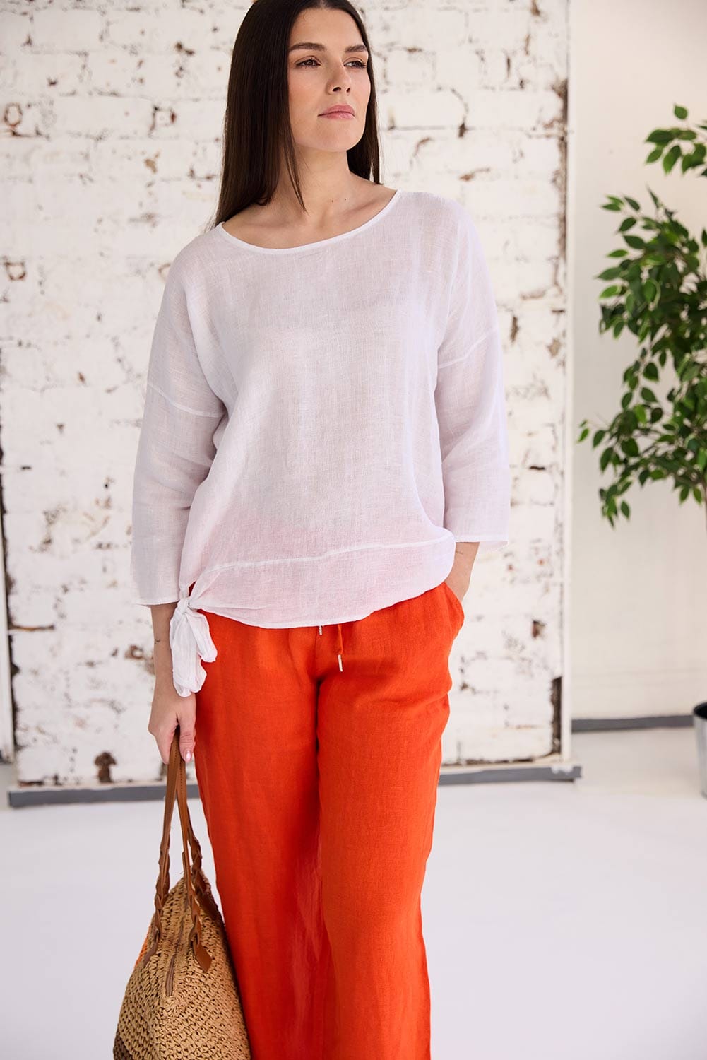 ART Side Tie Blouse