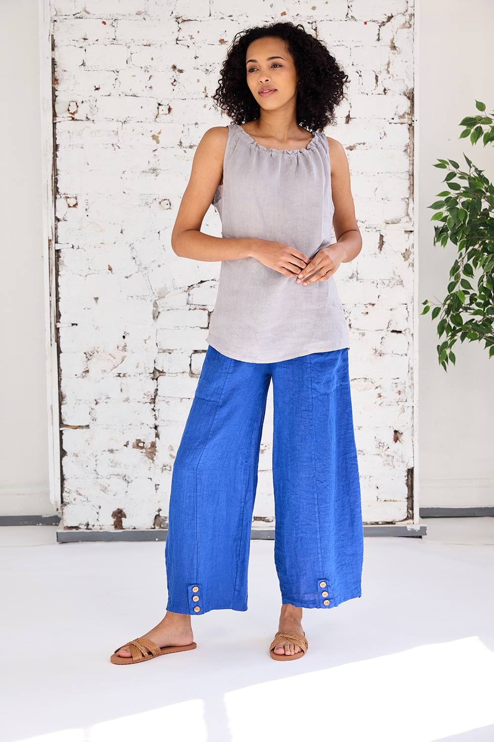 ART Drawstring Sleeveless Top
