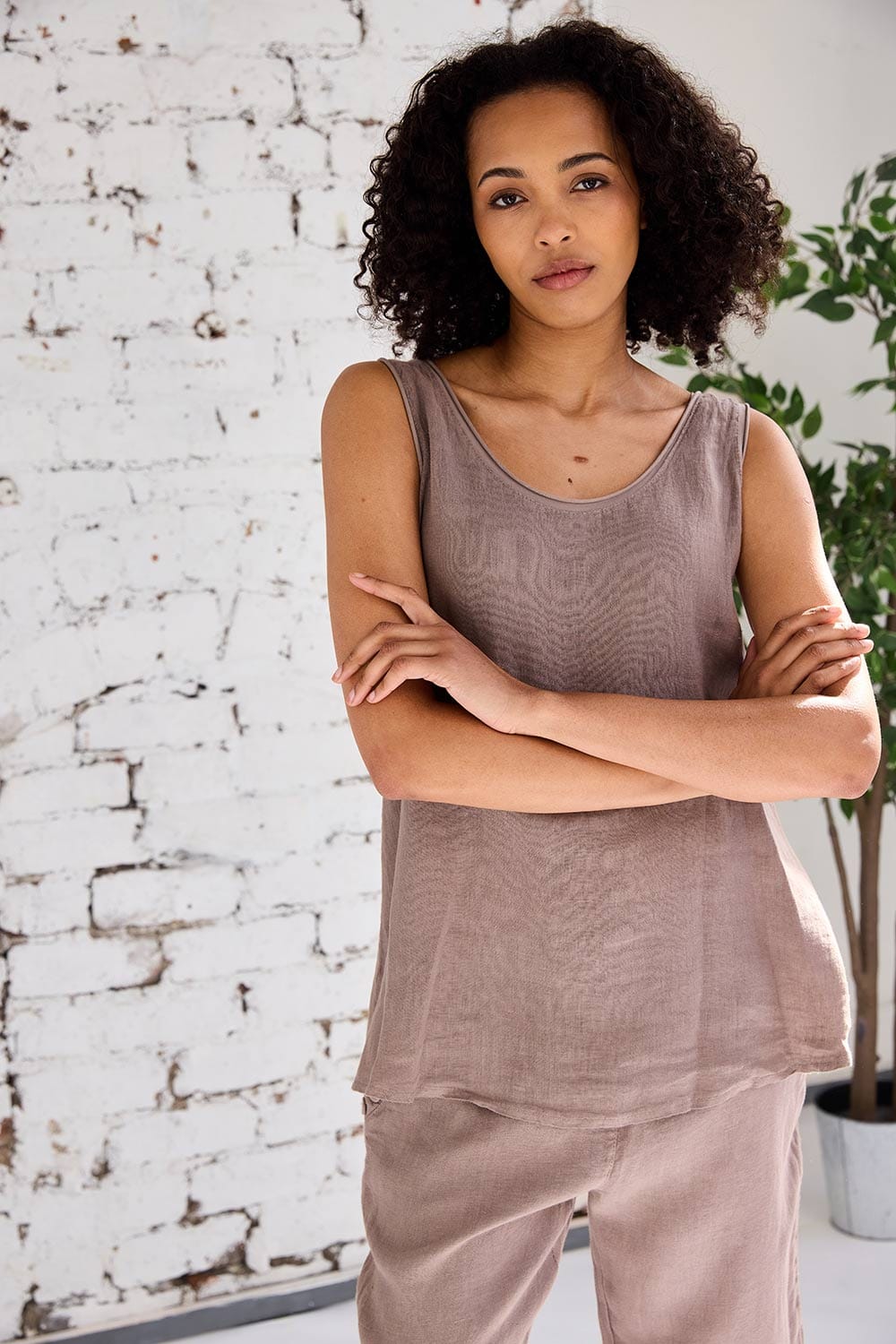 ART Linen Tank Top
