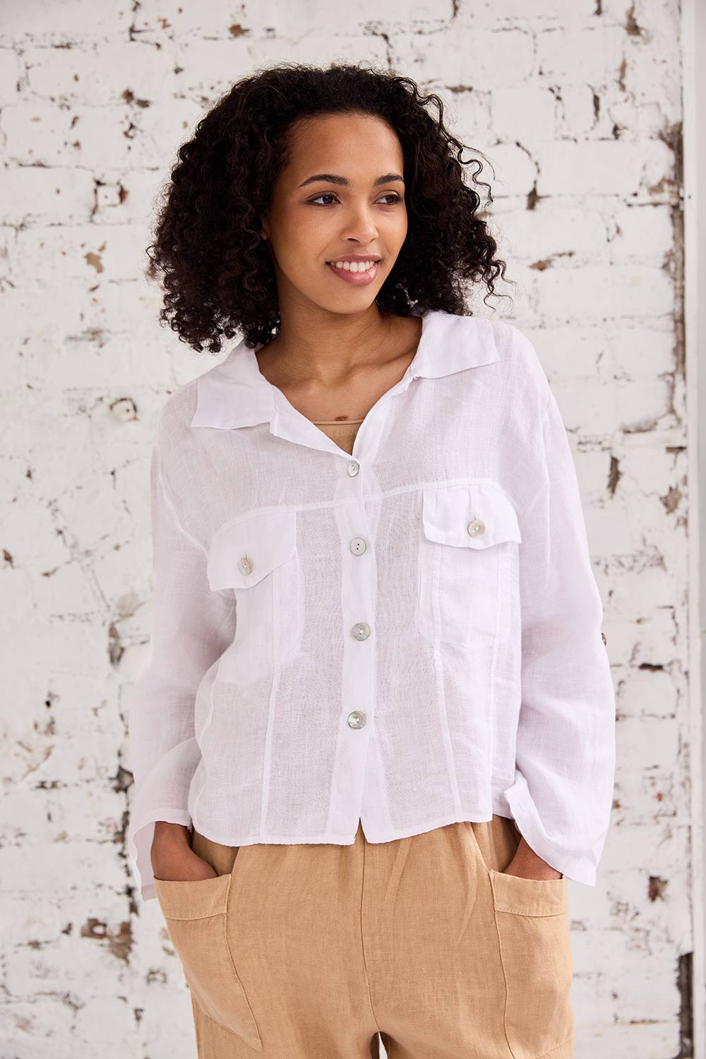 ART Linen Den-Style Jacket