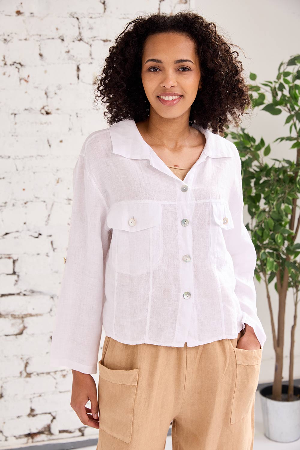 ART Linen Den-Style Jacket