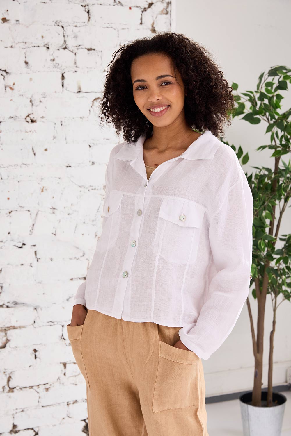 ART Linen Den-Style Jacket