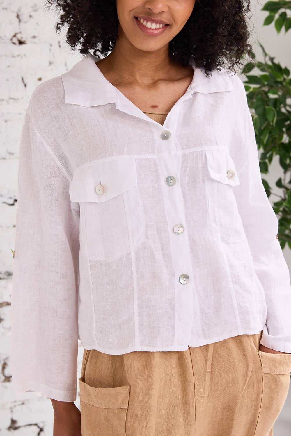 ART Linen Den-Style Jacket