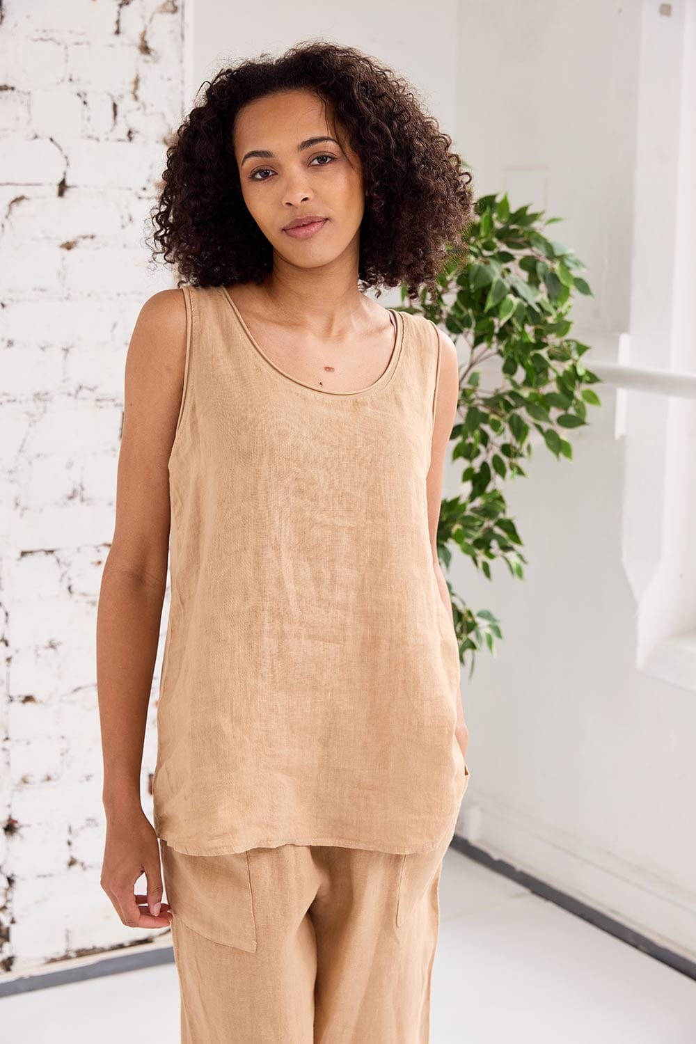 ART Linen Tank Top