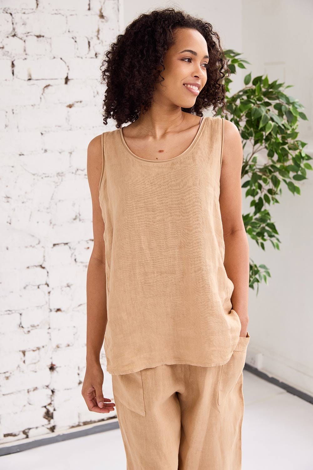 ART Linen Tank Top