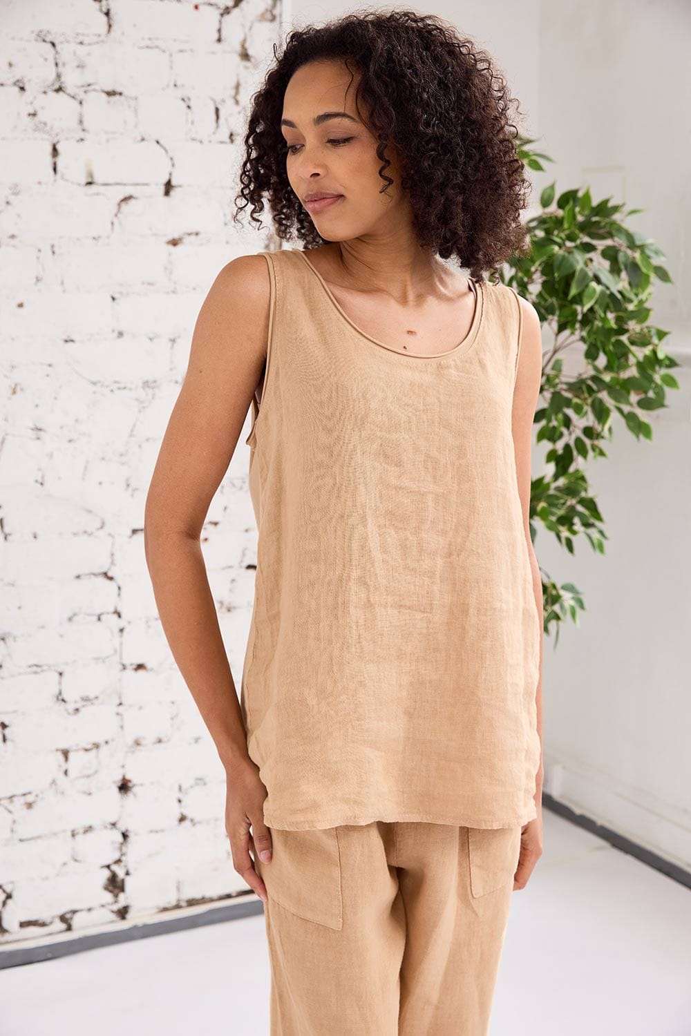 ART Linen Tank Top