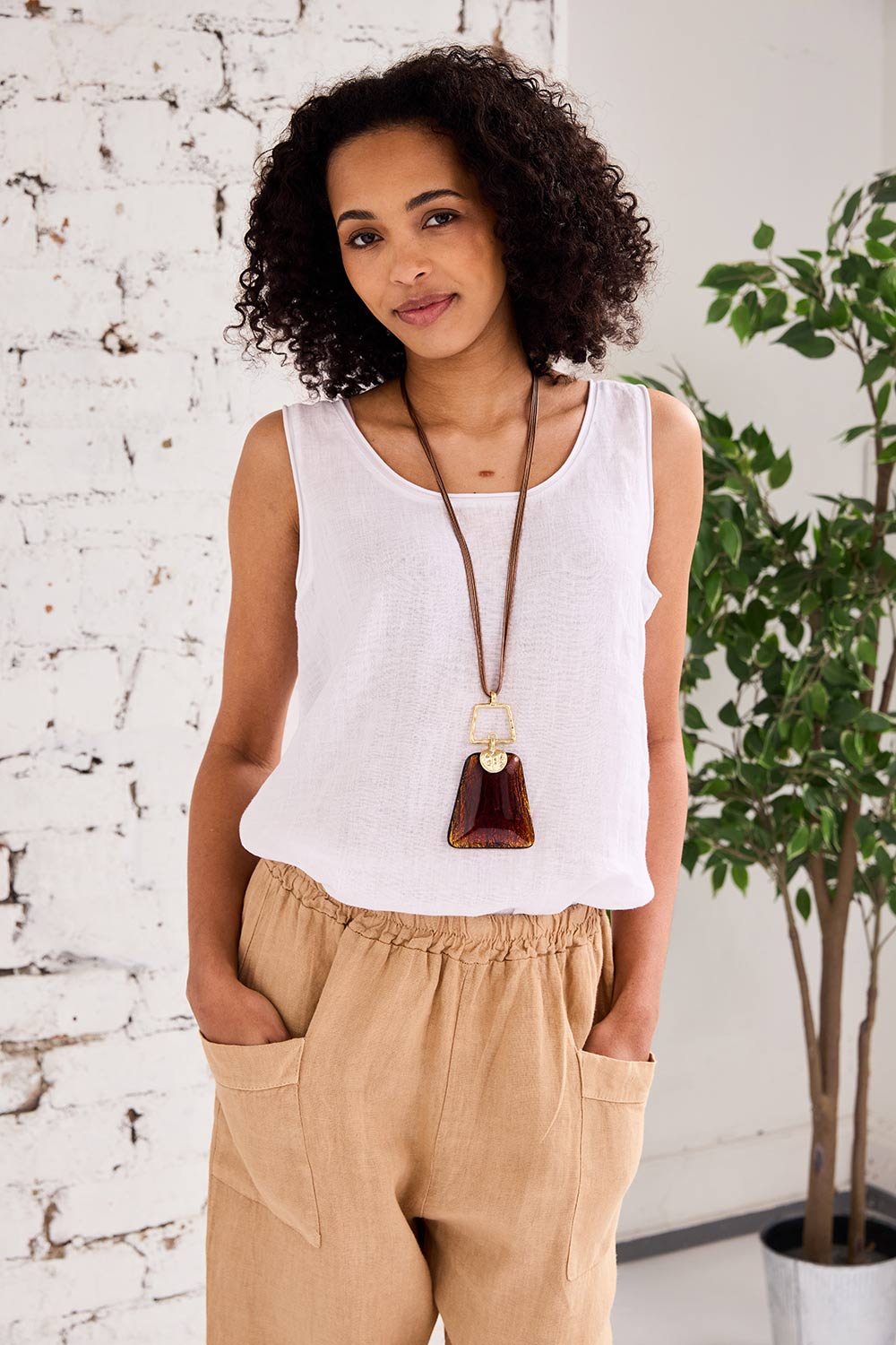 Róise Long Necklace
