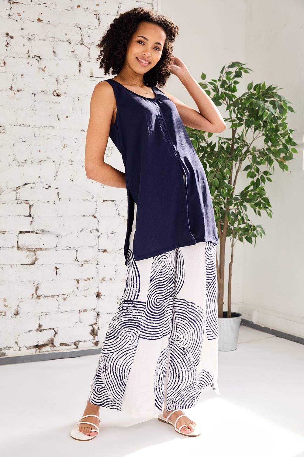 Tara Vao Circle Wide Trouser