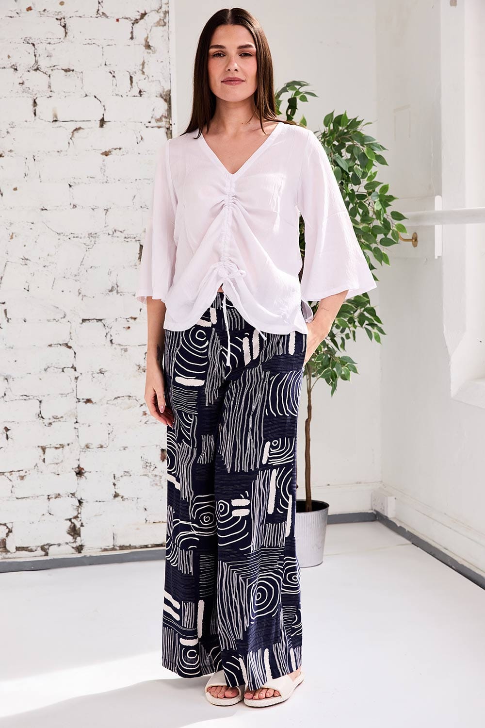PERUZZI Ripple Print Trouser