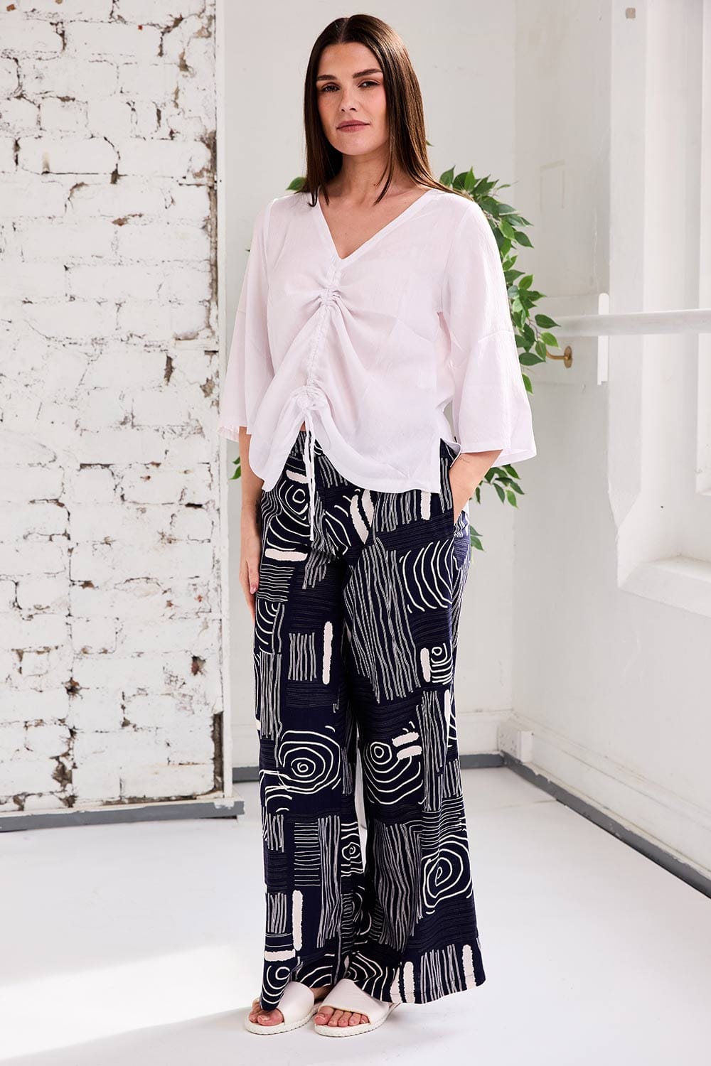 PERUZZI Ripple Print Trouser