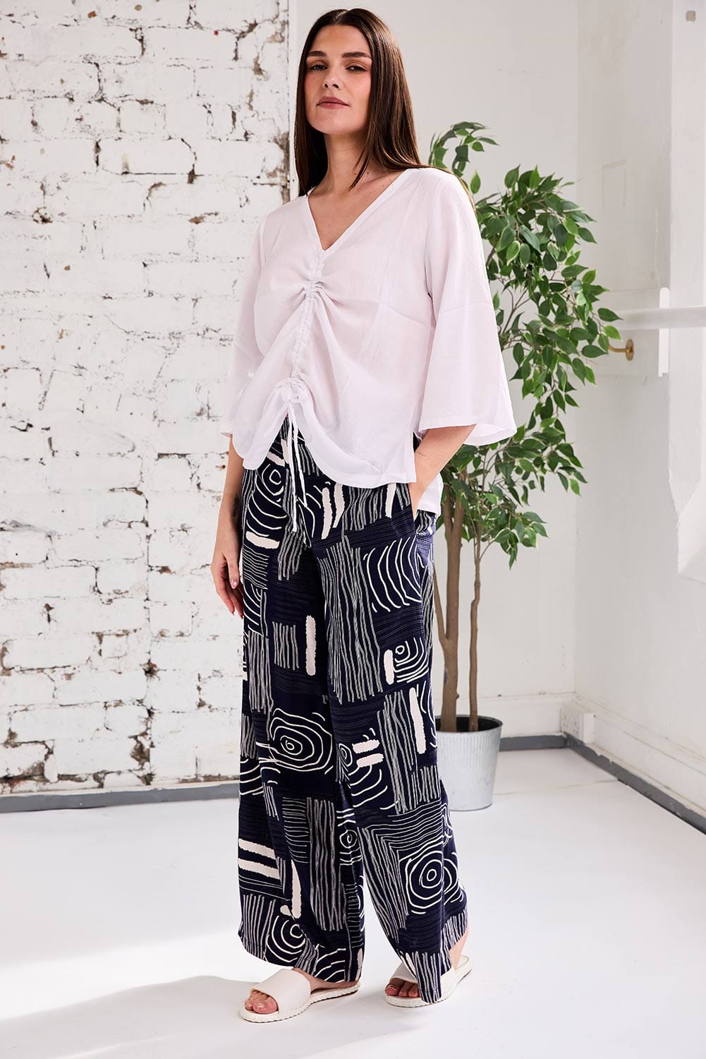 PERUZZI Ripple Print Trouser
