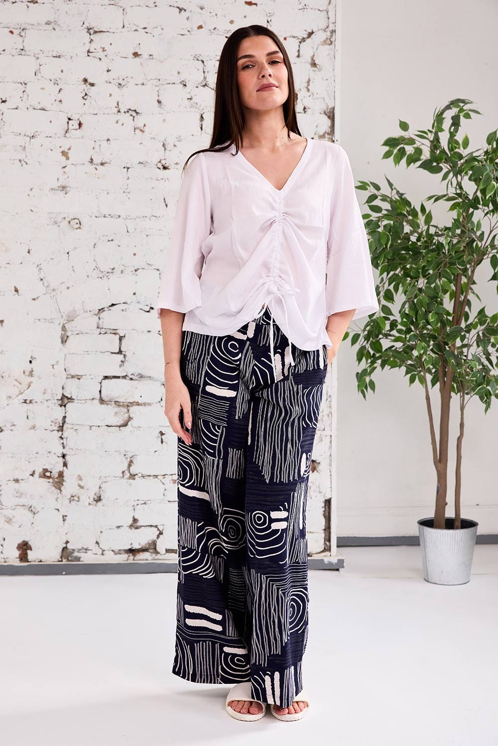 PERUZZI Ripple Print Trouser