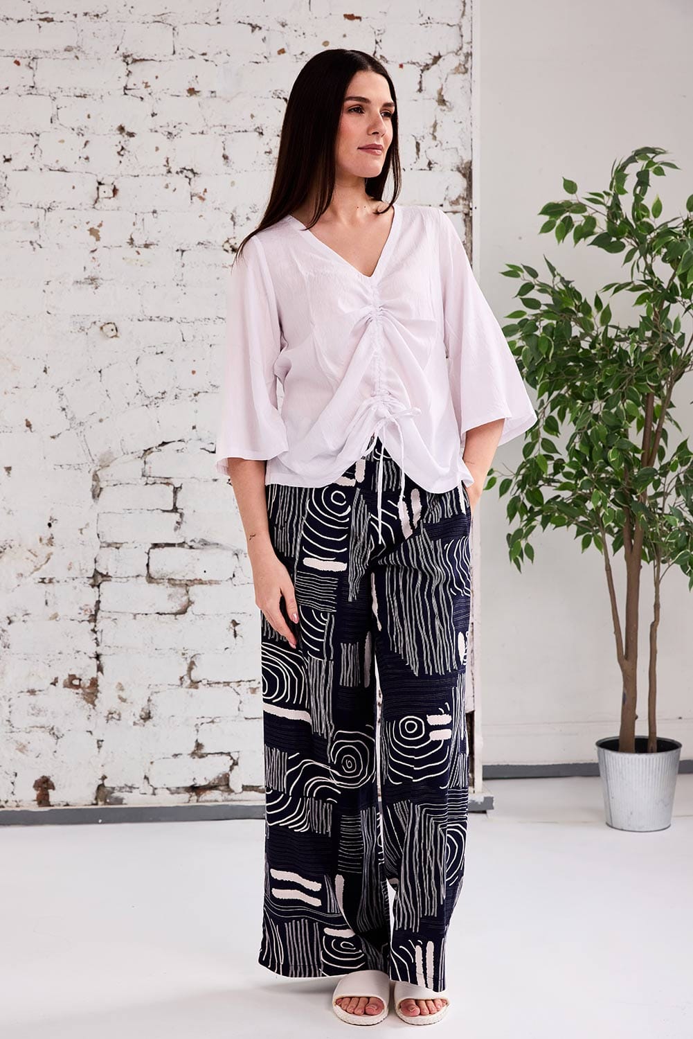 PERUZZI Ripple Print Trouser