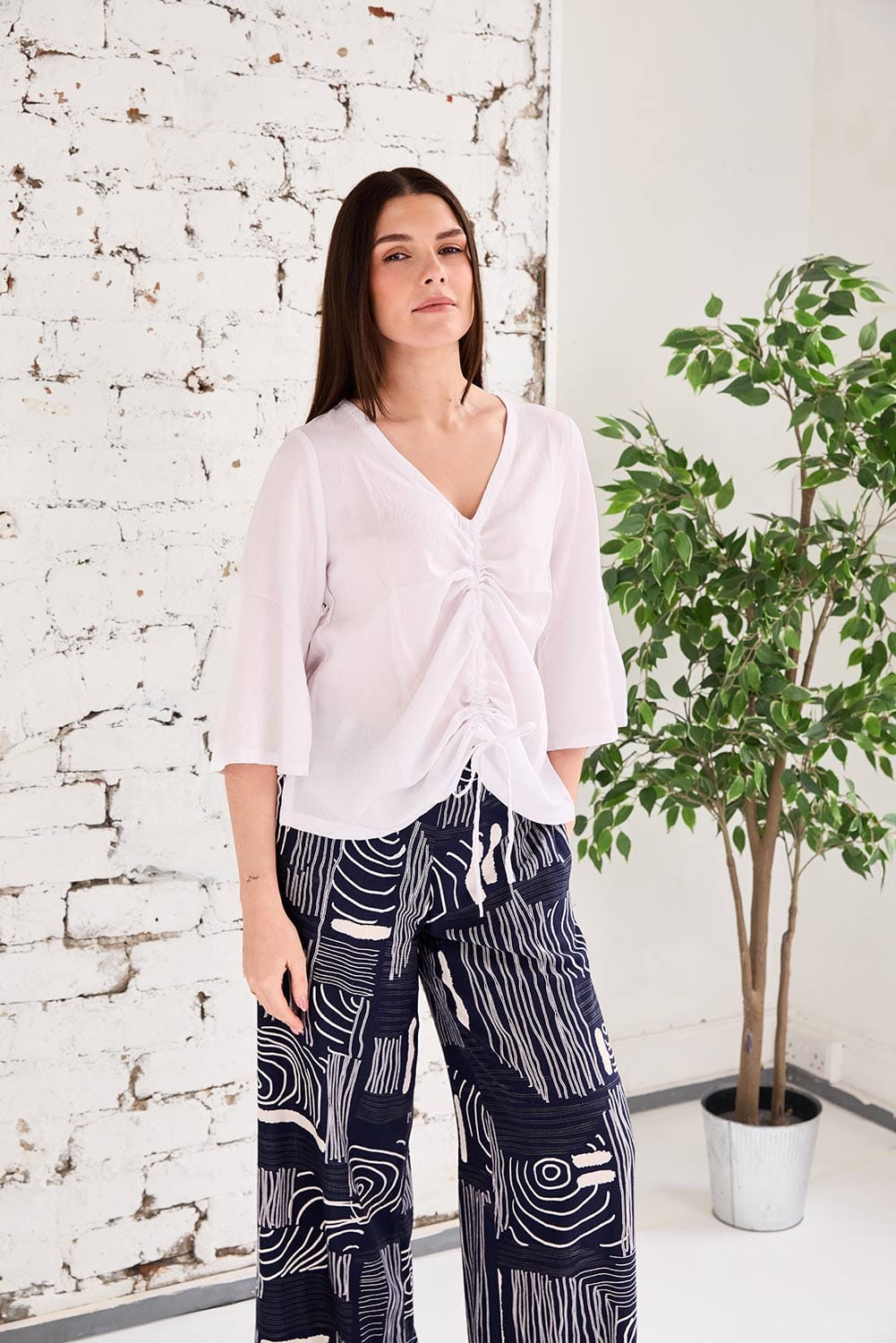 PERUZZI Ripple Print Trouser