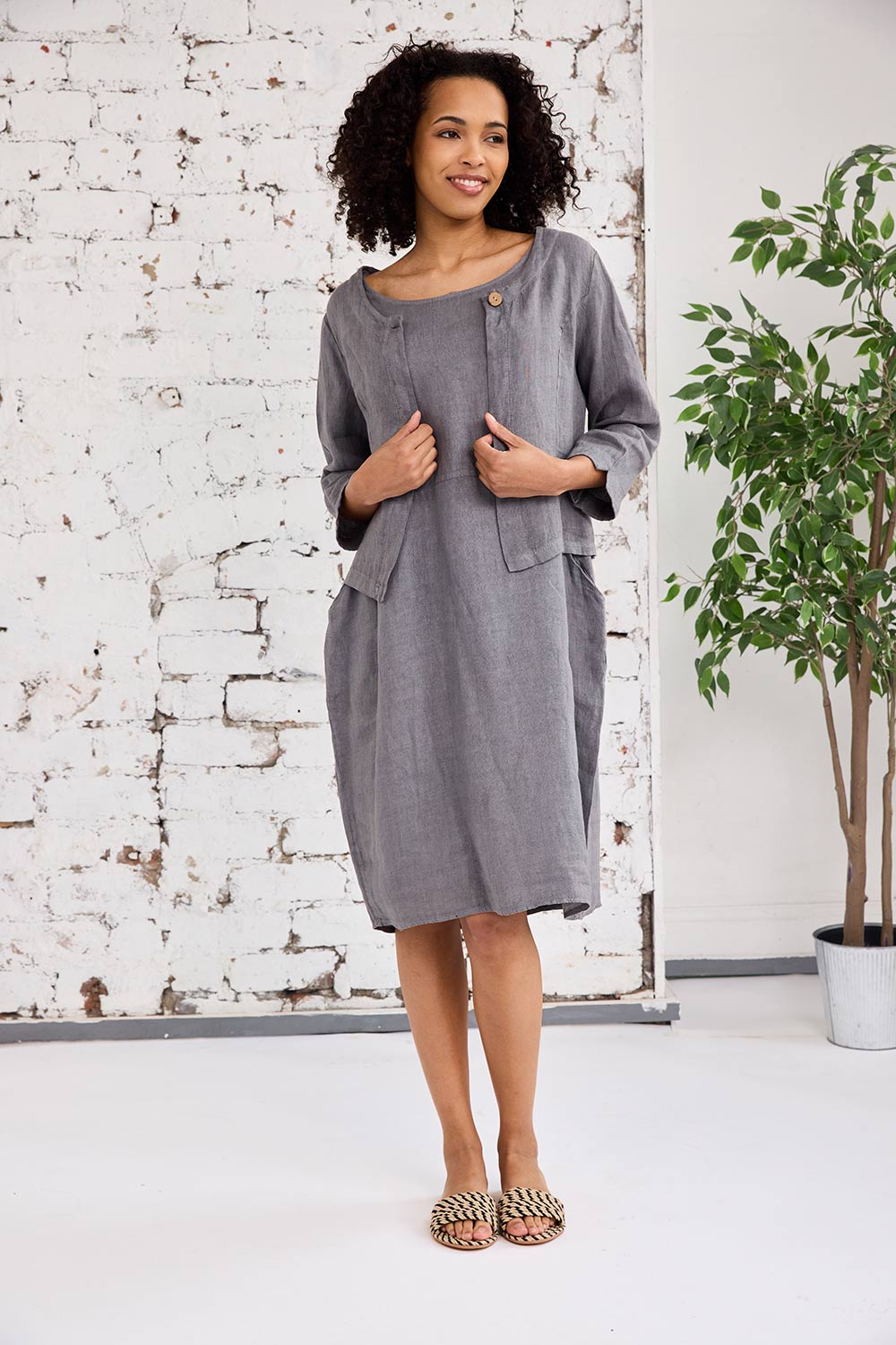 ART One-Button Crop Cardigan