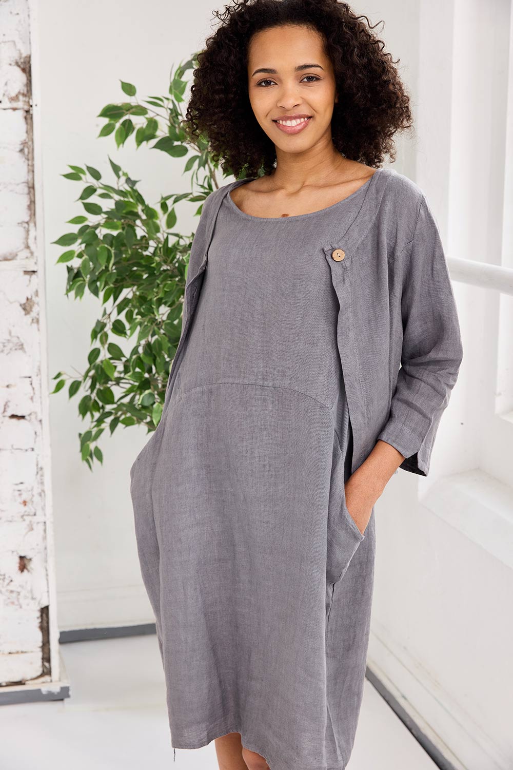 ART One-Button Crop Cardigan