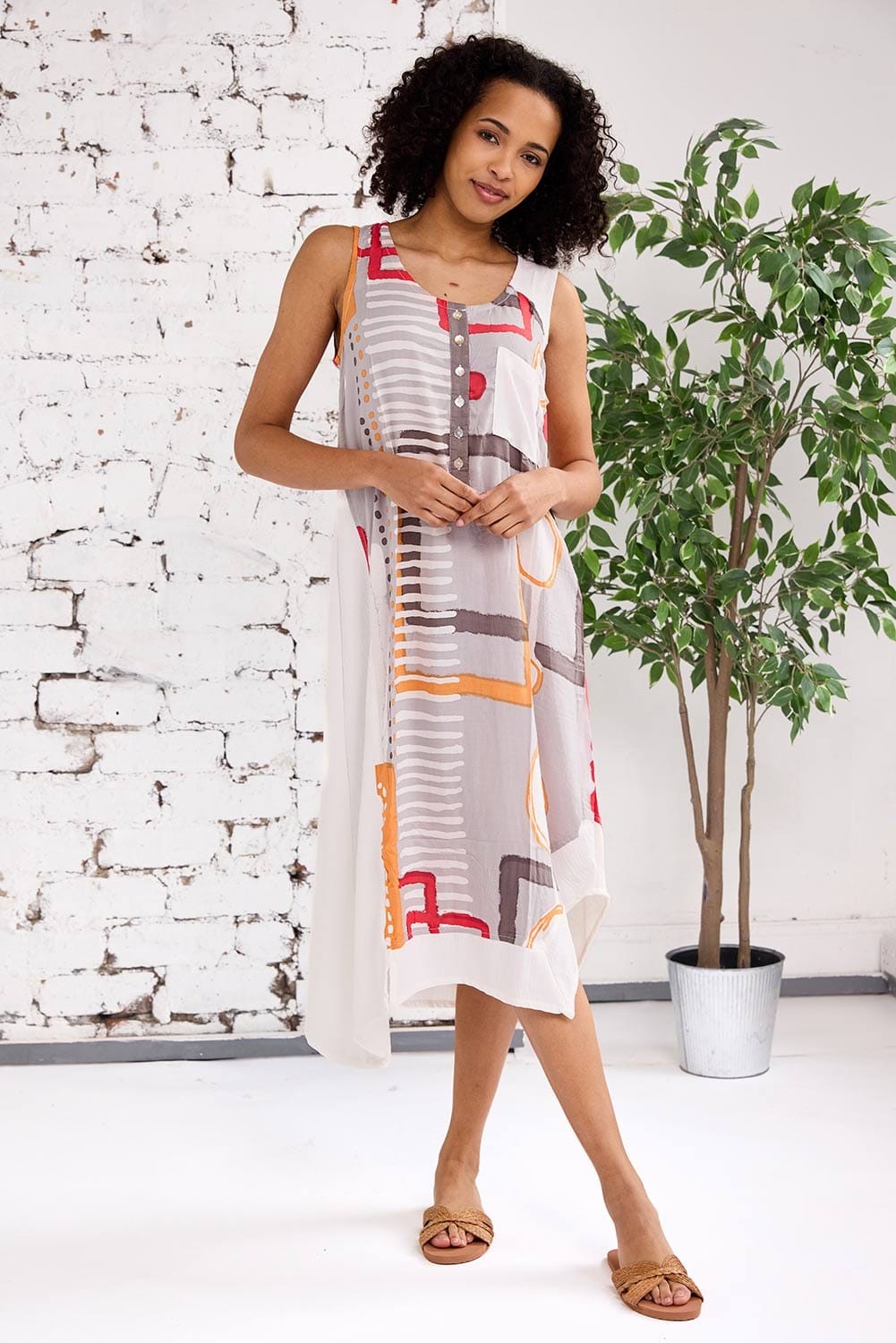 Tara Vao Abstract Dress