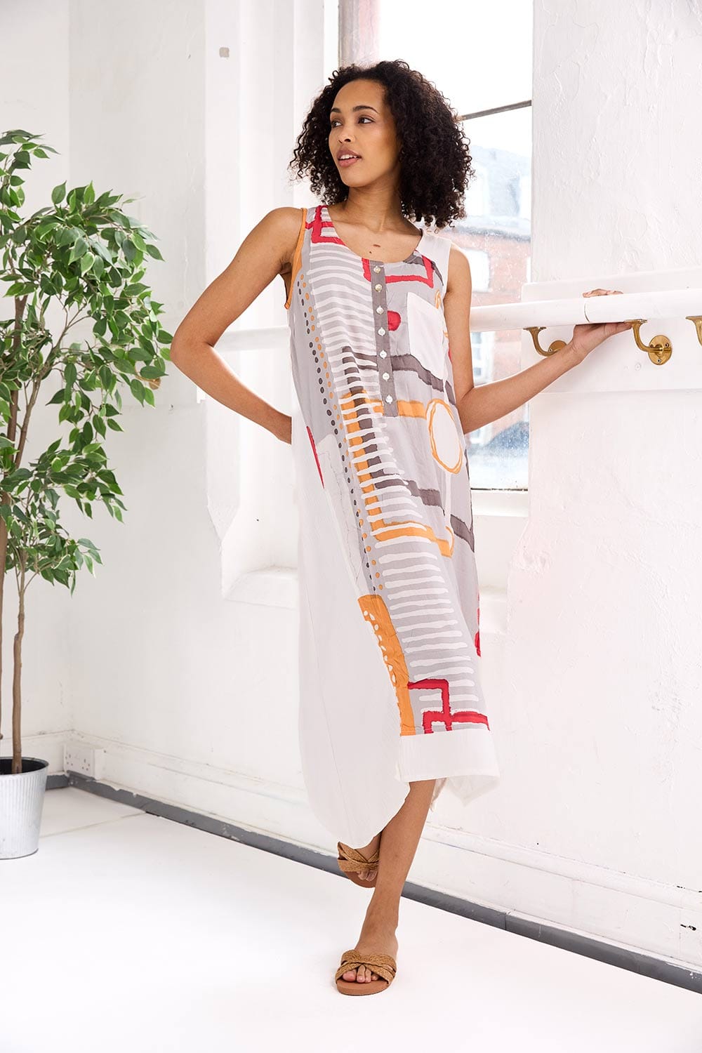Tara Vao Abstract Dress