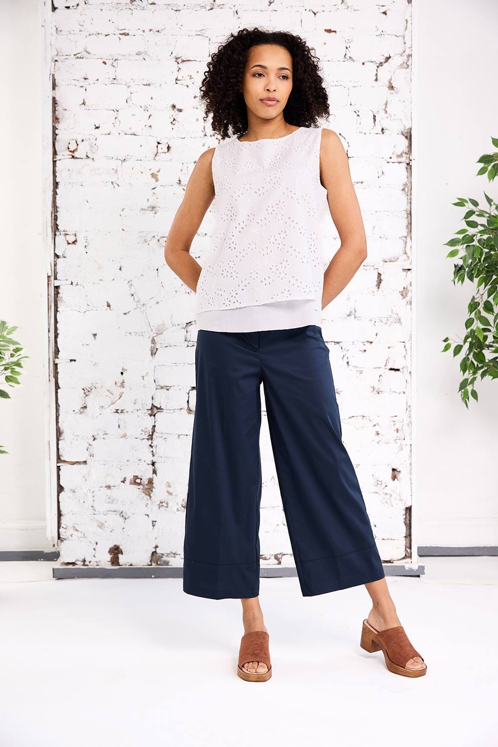 PERUZZI Floral Broderie Top