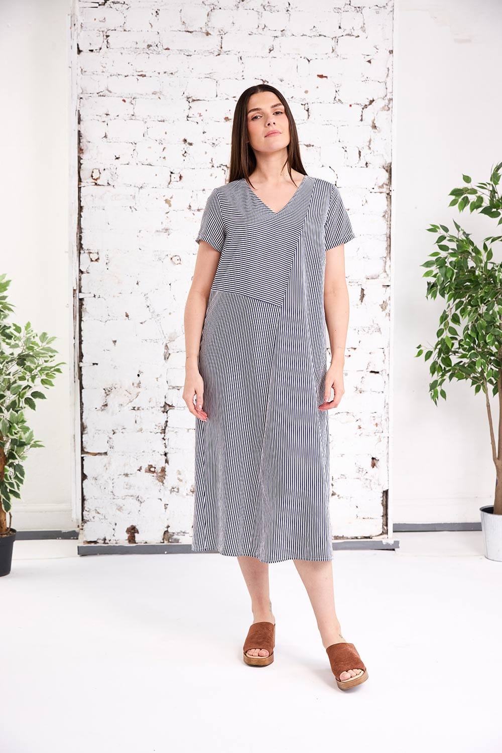 PERUZZI Cross Line Dress