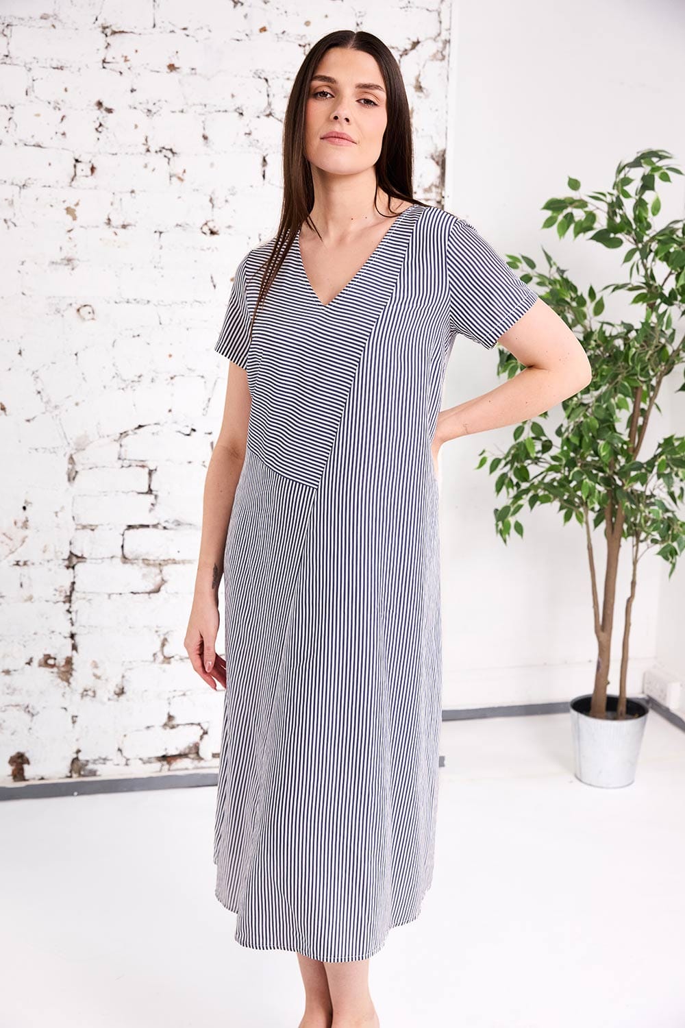 PERUZZI Cross Line Dress