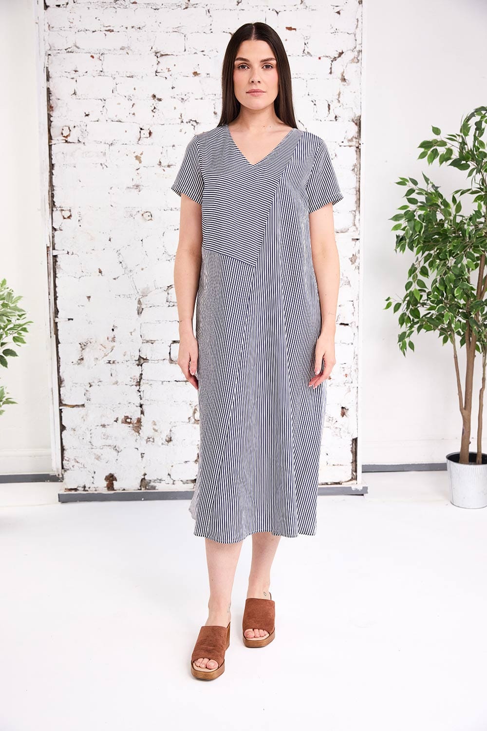 PERUZZI Cross Line Dress