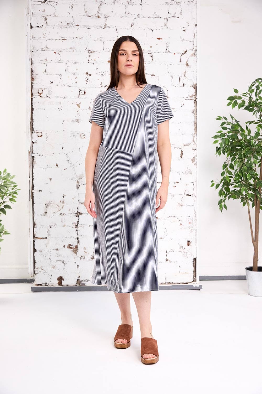 PERUZZI Cross Line Dress