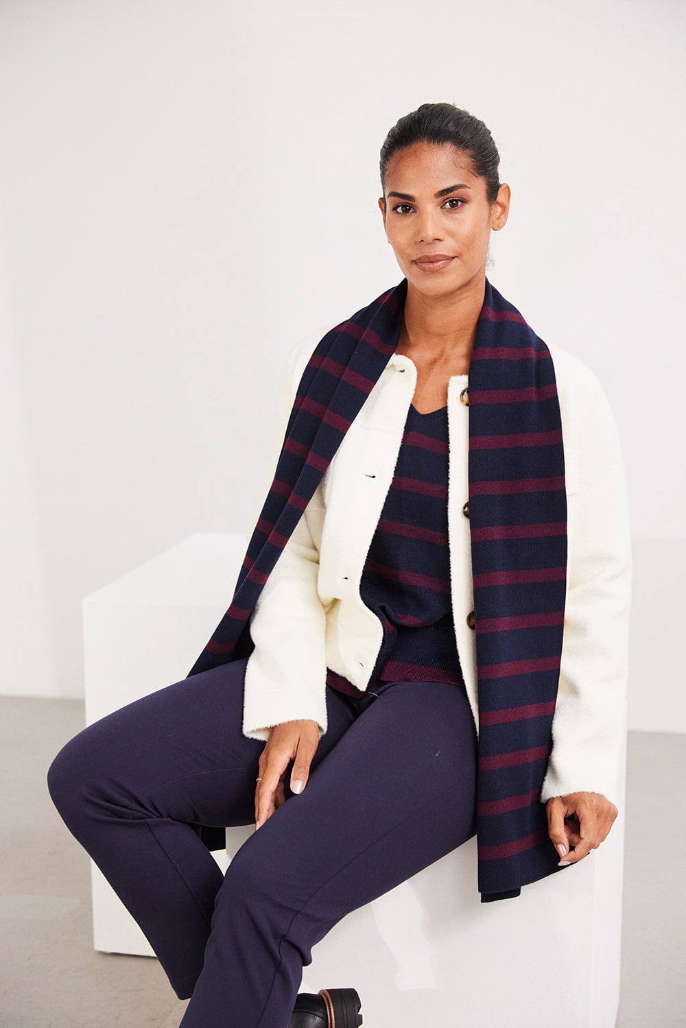 Hongo Stripe Scarf