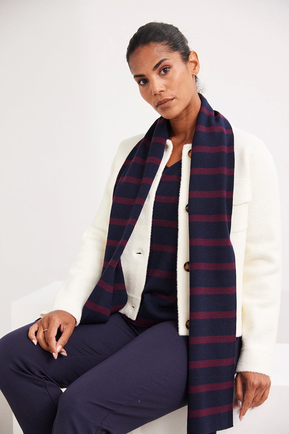 Hongo Stripe Scarf