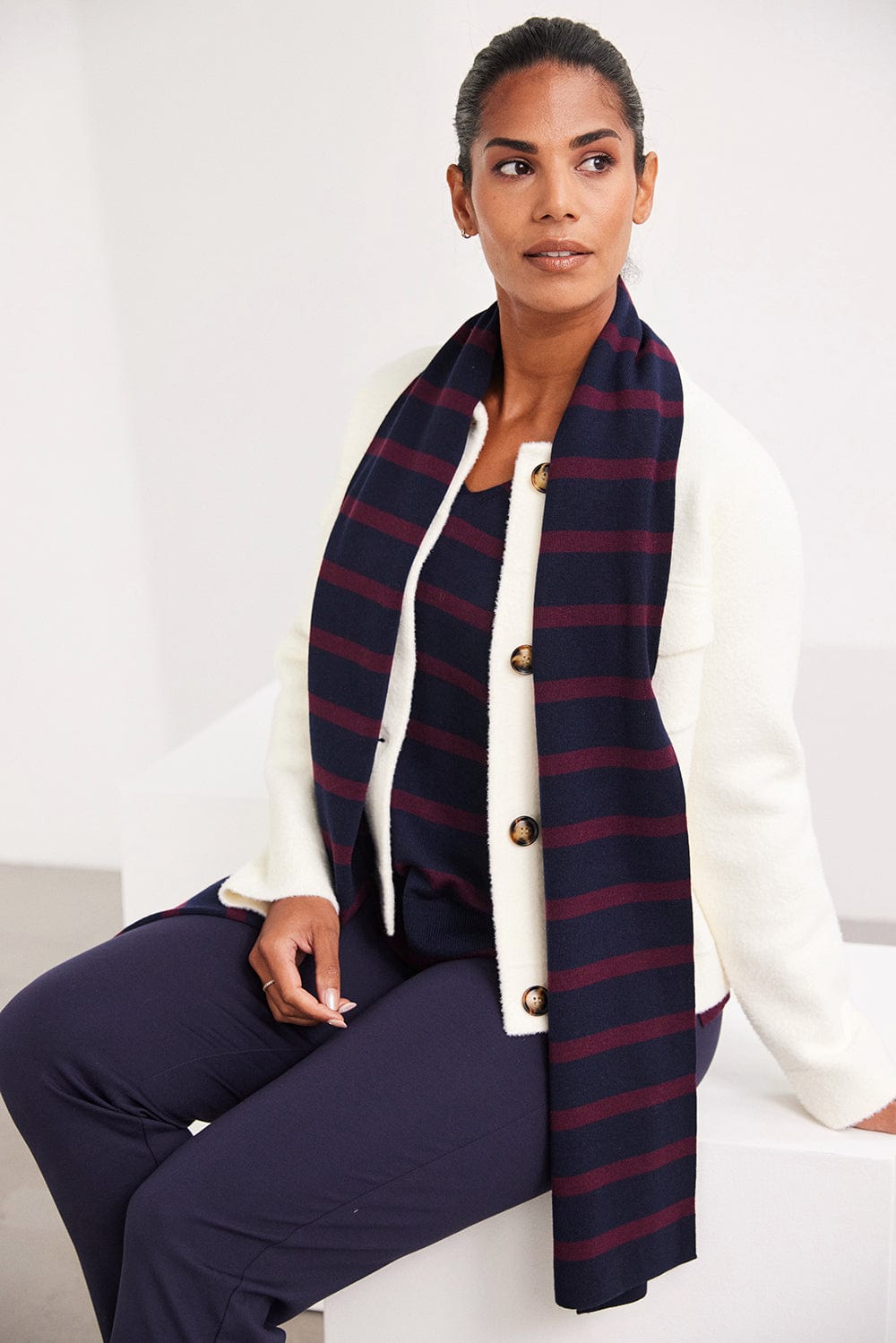 Hongo Stripe Scarf