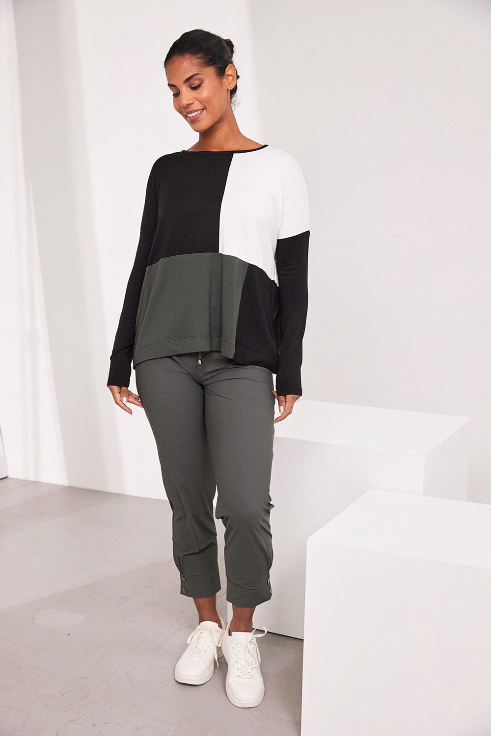 NAYA Colour Block Top
