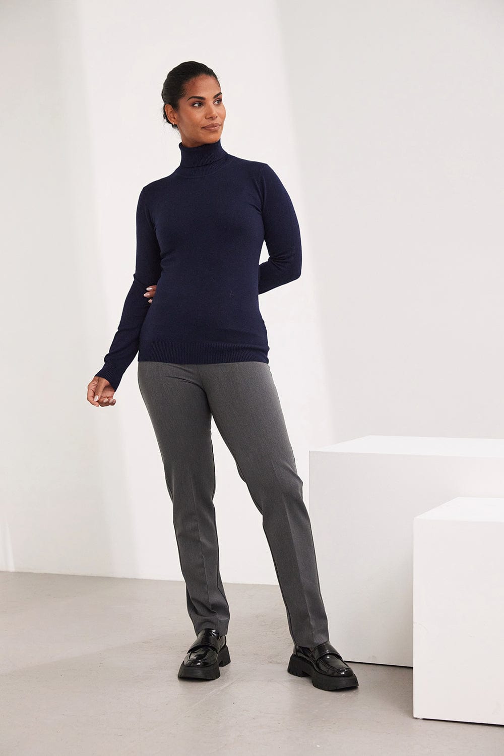 PERUZZI Classic Front Zip Trouser