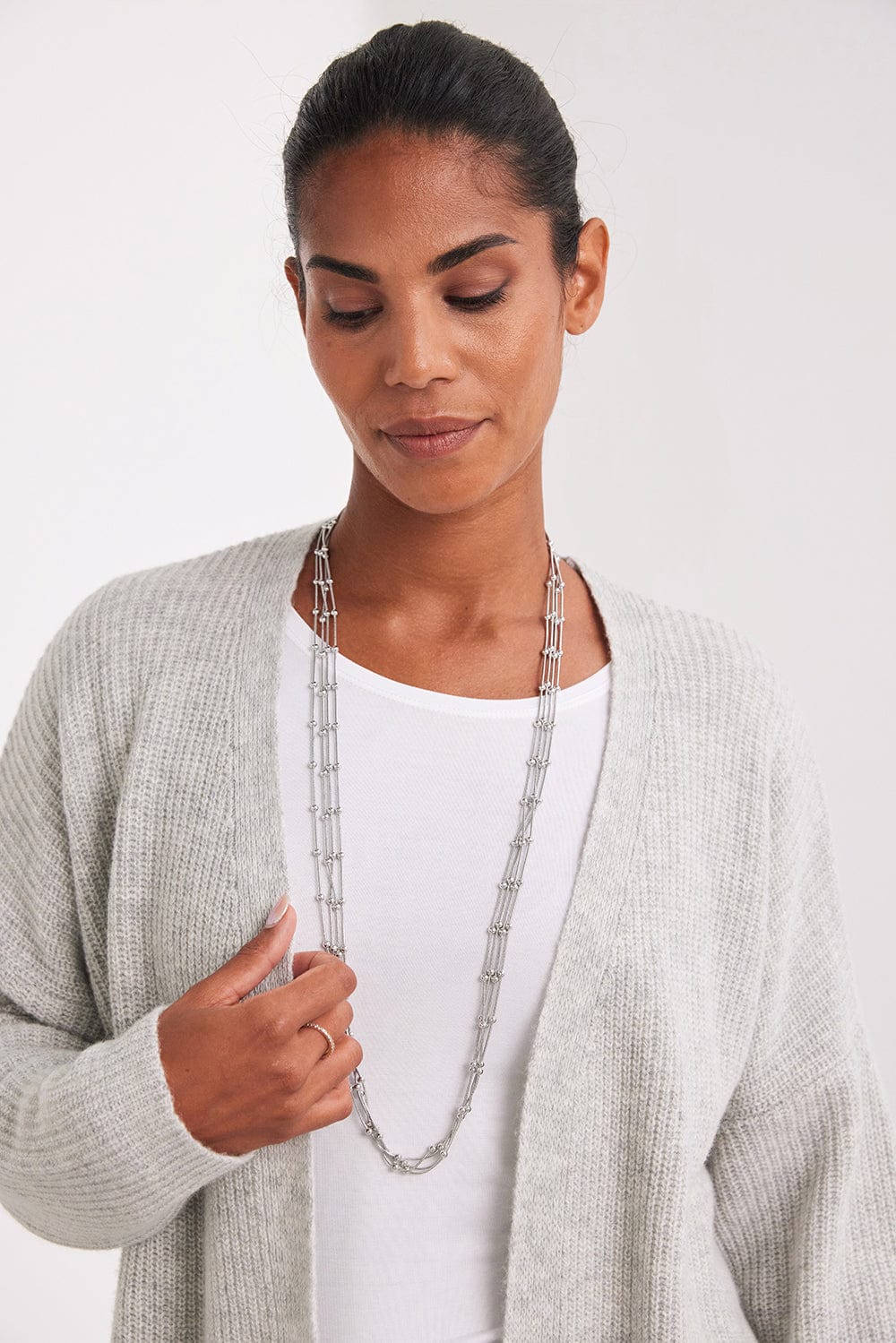 Sadhbh Silver Necklace