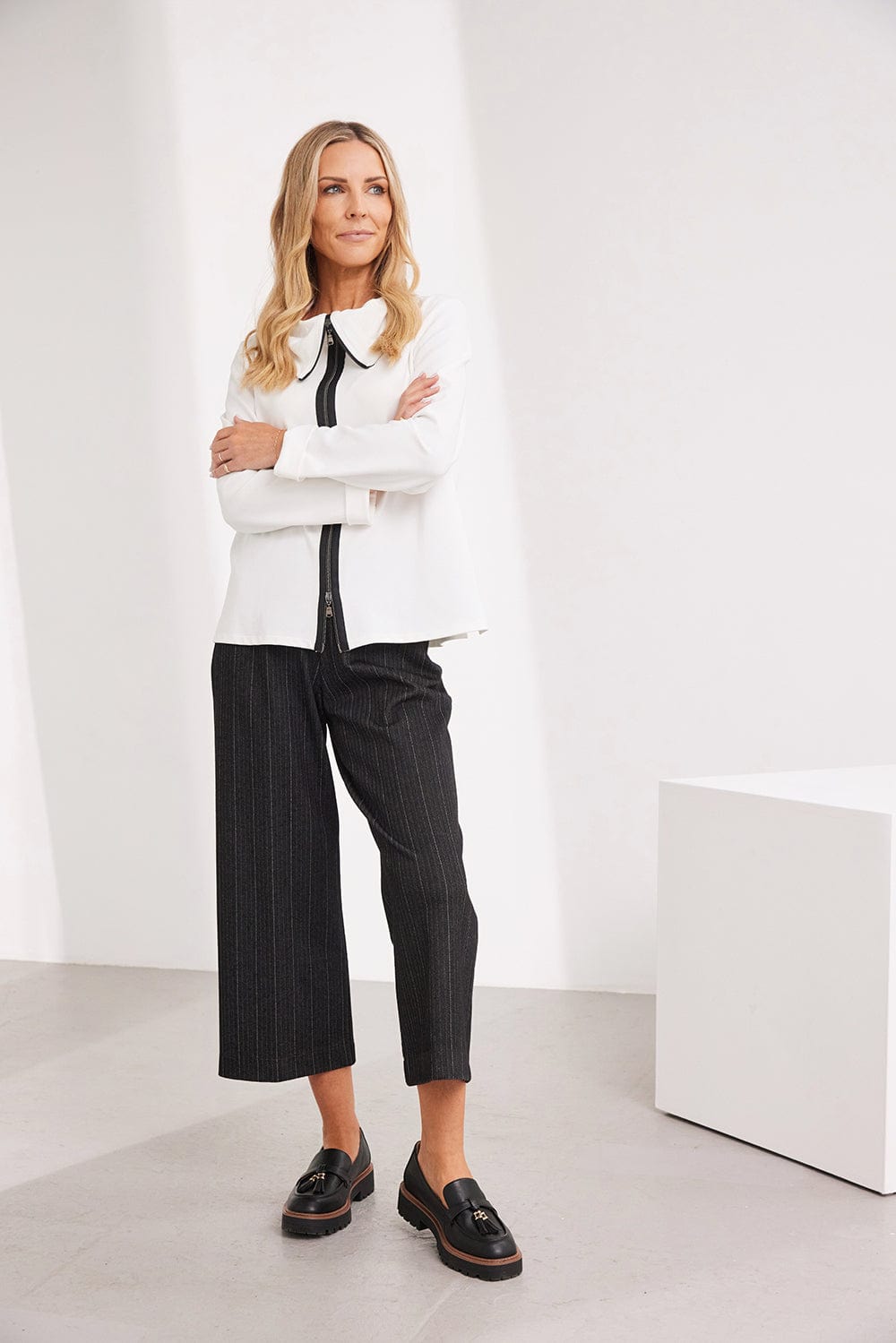 PERUZZI Pinstripe Trouser