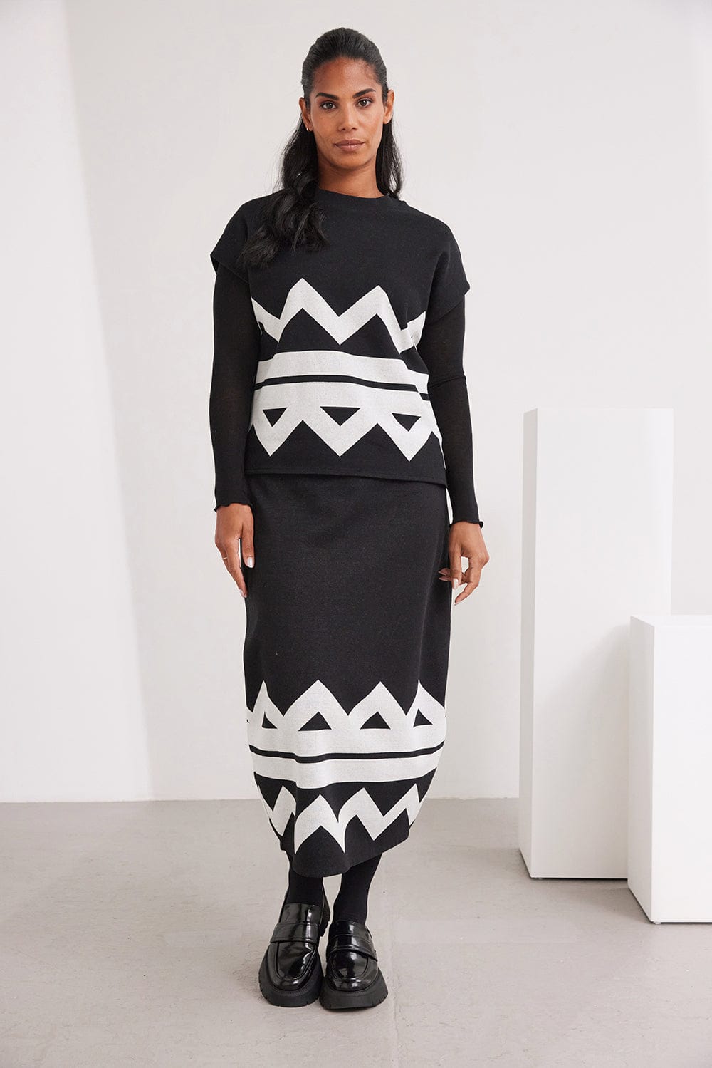 PERUZZI Zig Zag Skirt