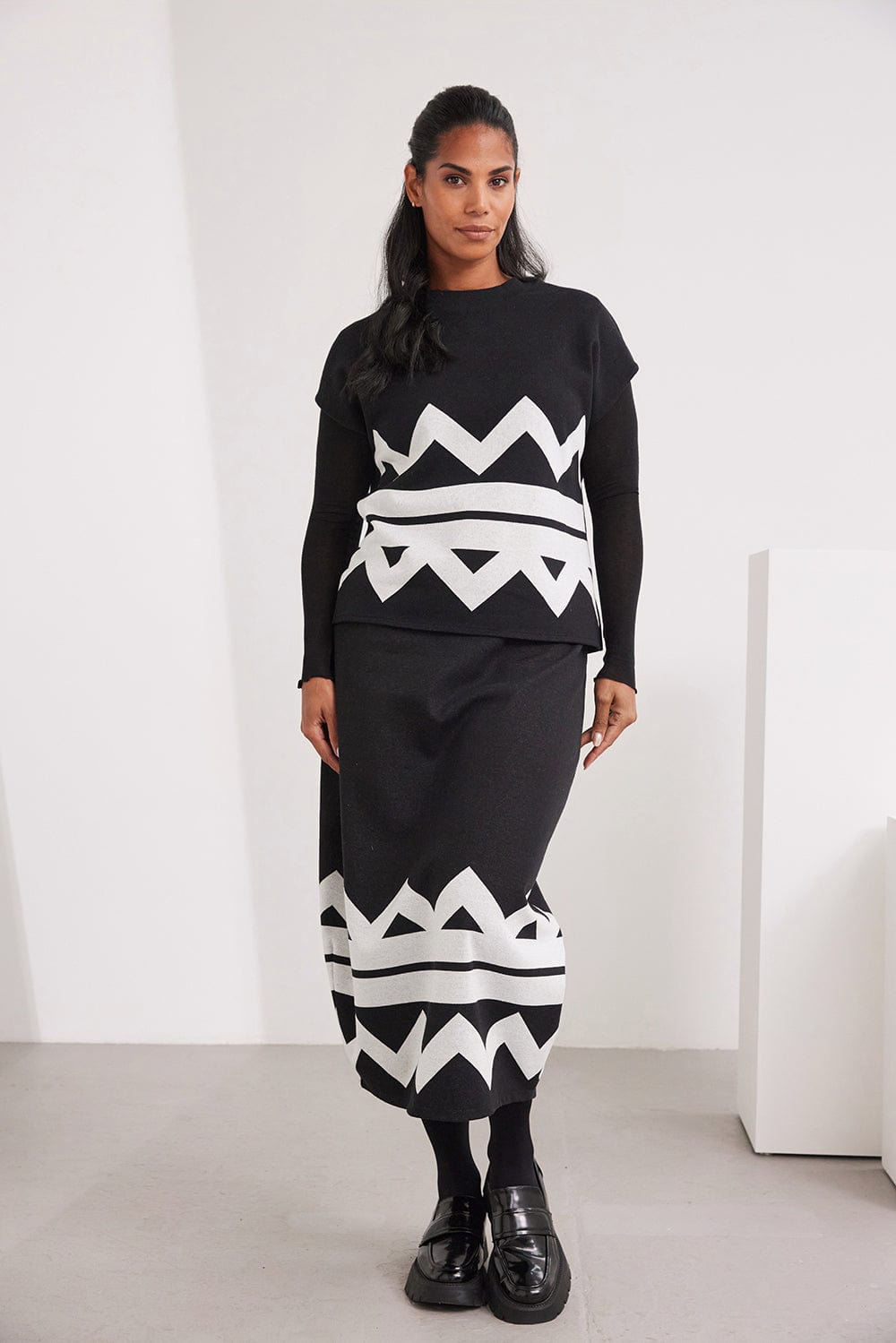 PERUZZI Zig Zag Skirt