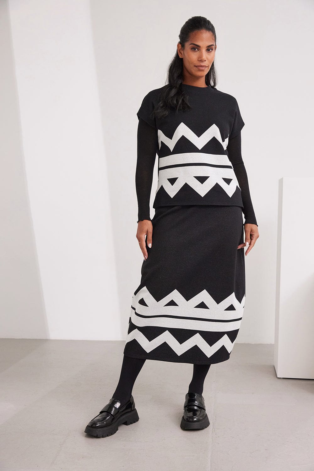 PERUZZI Zig Zag Skirt